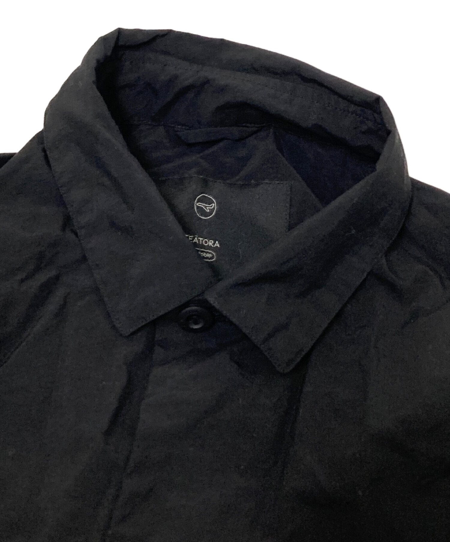 中古・古着通販】teatora (テアトラ) CARTRIDGE SHIRT P ブラック