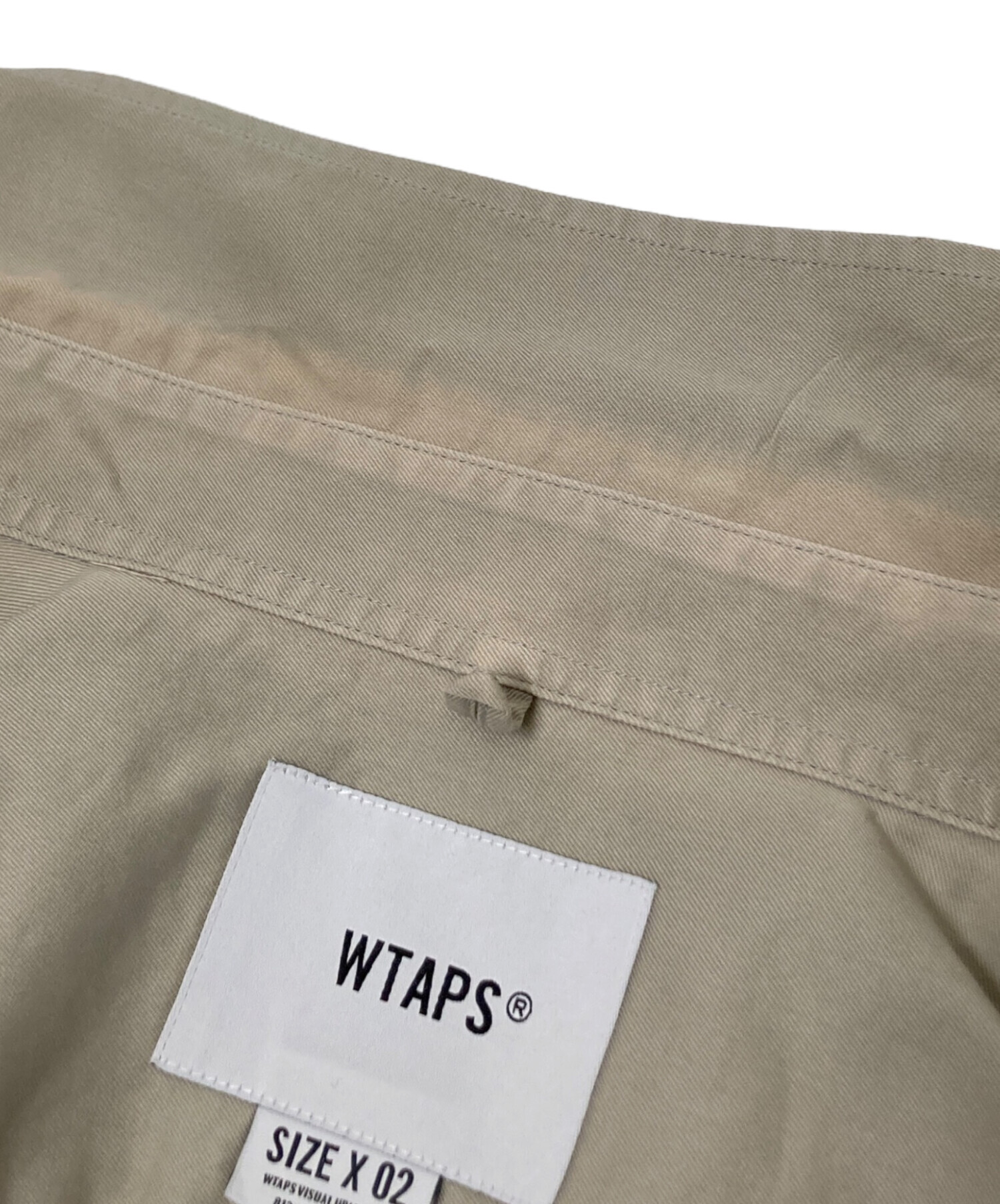 中古・古着通販】WTAPS (ダブルタップス) 半袖シャツ ベージュ サイズ