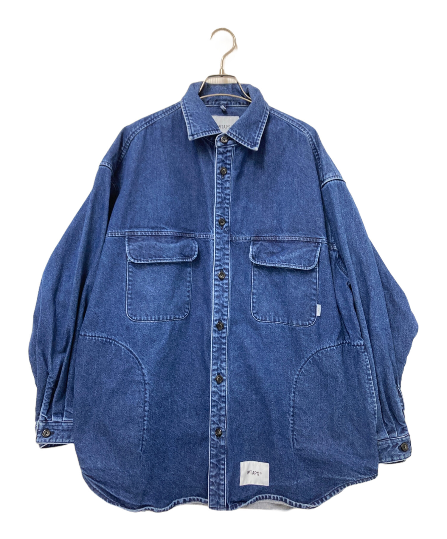 中古・古着通販】WTAPS (ダブルタップス) デニムシャツ インディゴ