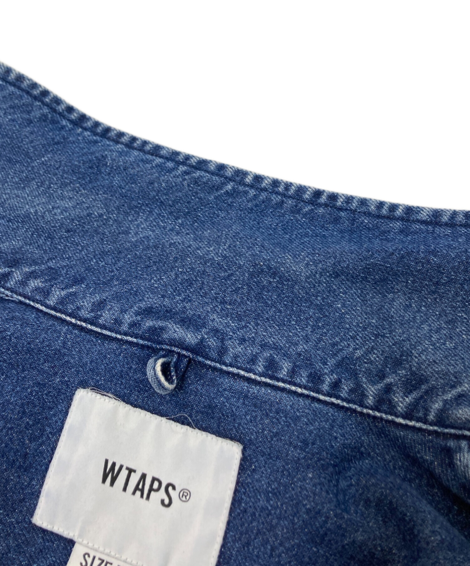 中古・古着通販】WTAPS (ダブルタップス) デニムシャツ インディゴ