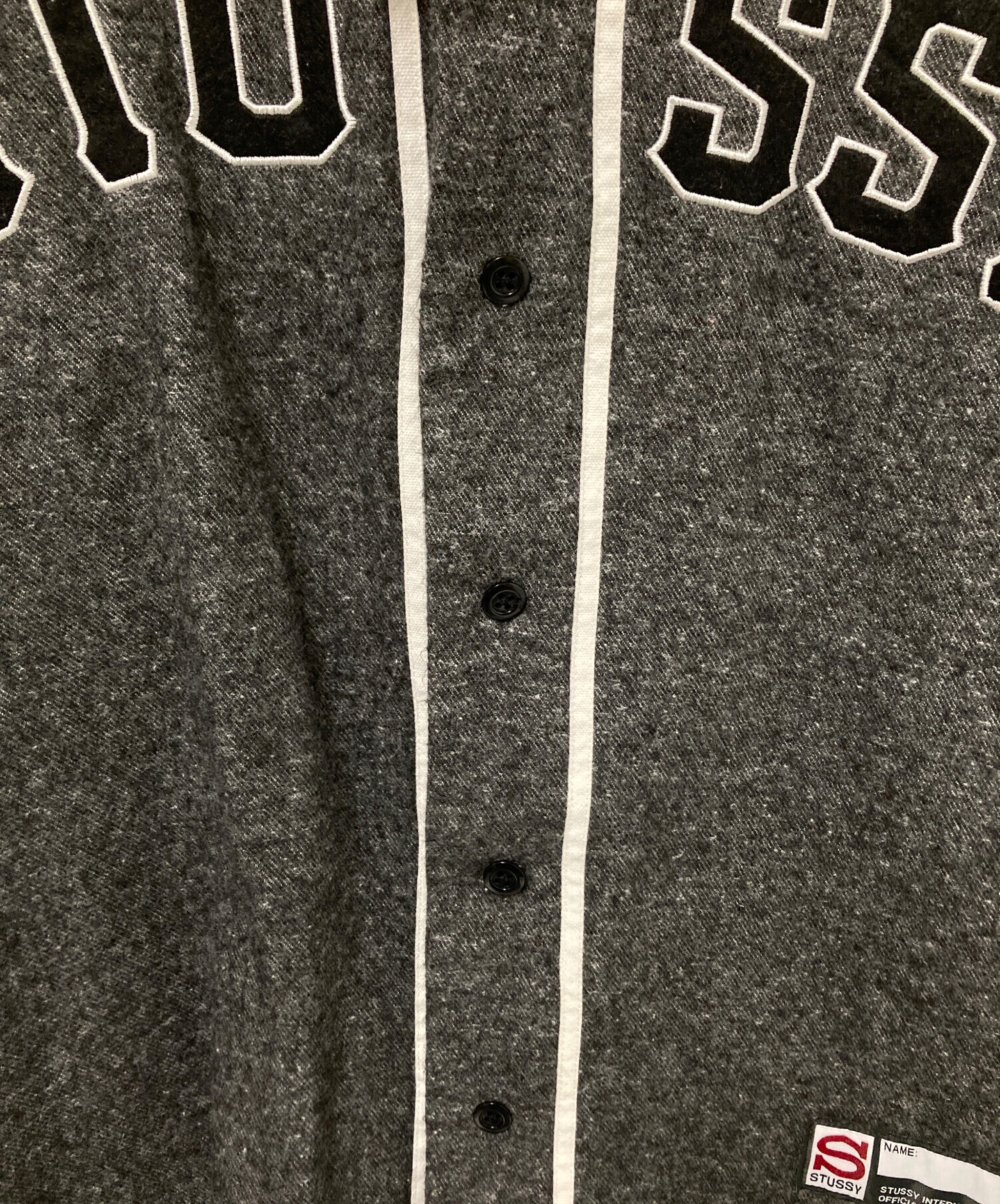 STUSSY レイヤード ベースボール パーカー Mサイズ 中古・古着通販】stussy (ステューシー) レイヤードベースボール