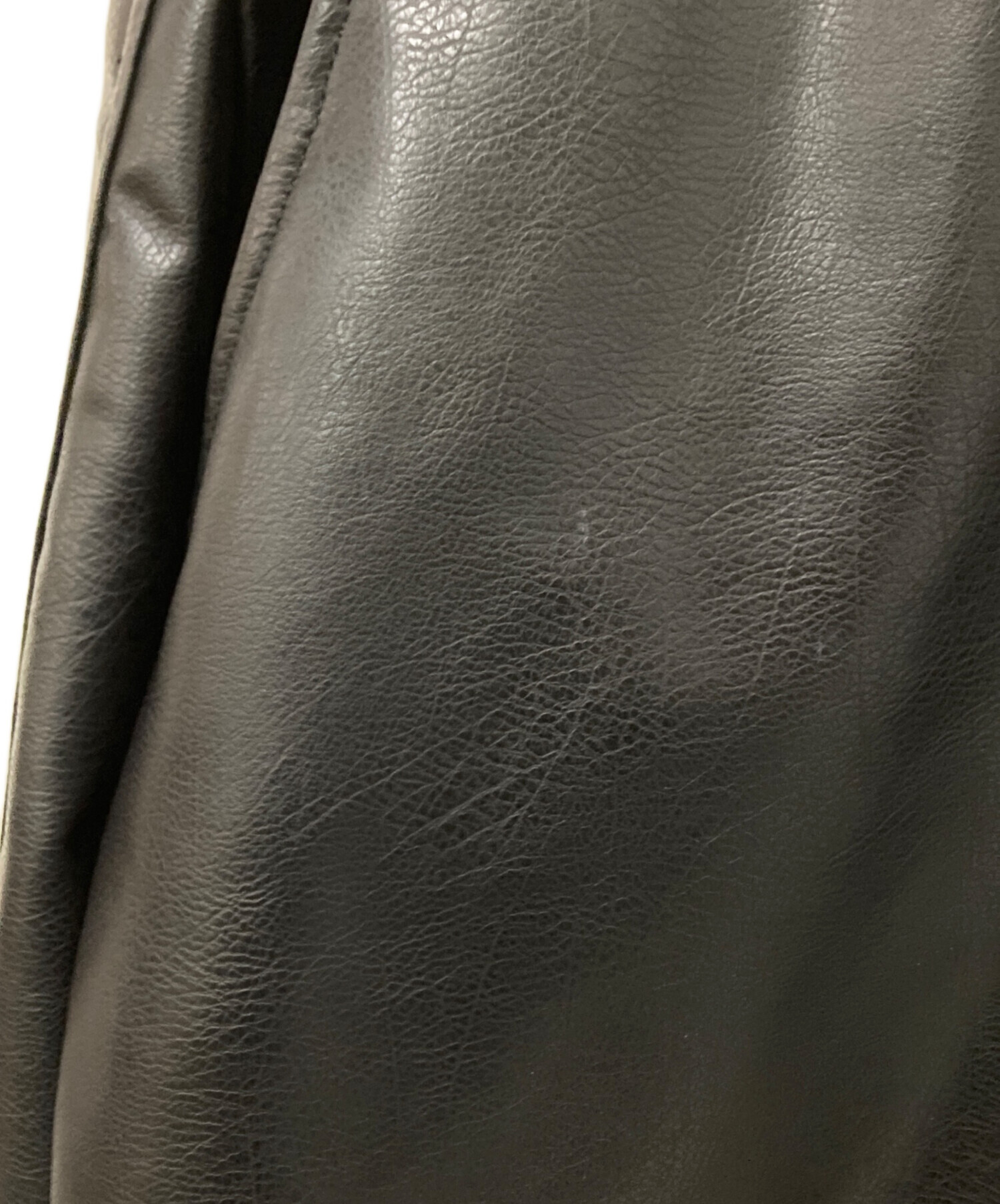 中古・古着通販】ZARA (ザラ) フェイクレザーダブルライダース