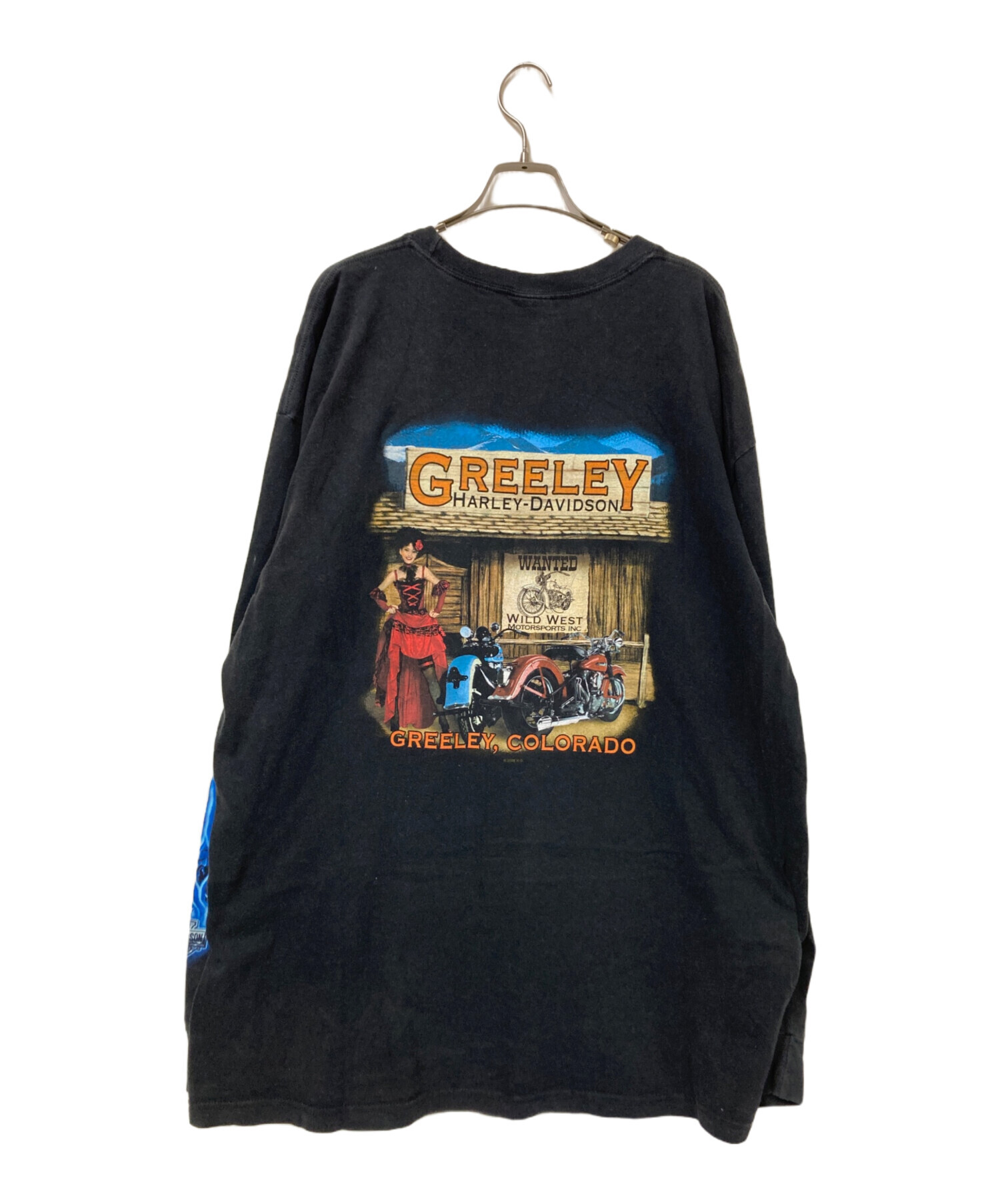 中古・古着通販】HARLEY-DAVIDSON (ハーレーダビッドソン) ブルー 中古・古着通販】HARLEY-DAVIDSON (ハーレーダビッドソン) ブルー
