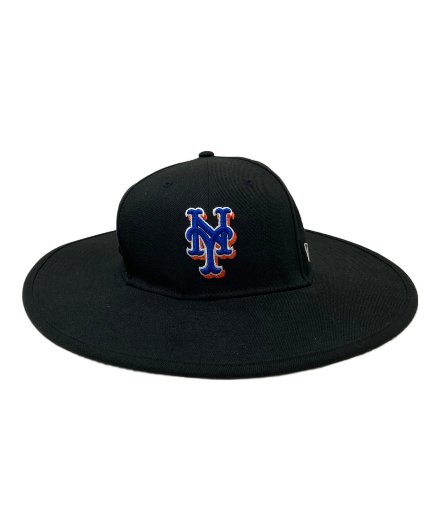 中古・古着通販】New Era (ニューエラ) FITTED LONG BRIM HAT ブラック