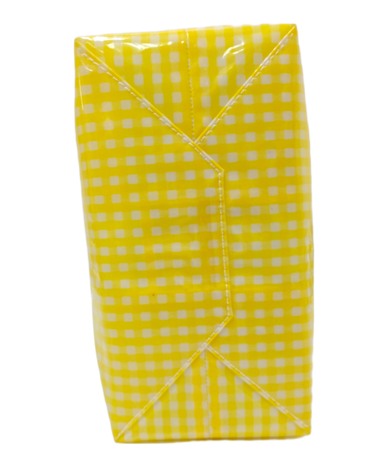 TEMBEA イエロー ケース 中古・古着通販】TEMBEA (テンベア) PAPER TOTE SMALL GINGHAM