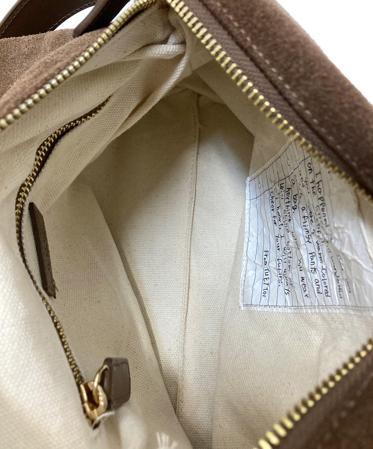 中古・古着通販】TU ET TOI (トゥエトゥア) スエードワンショルダー 