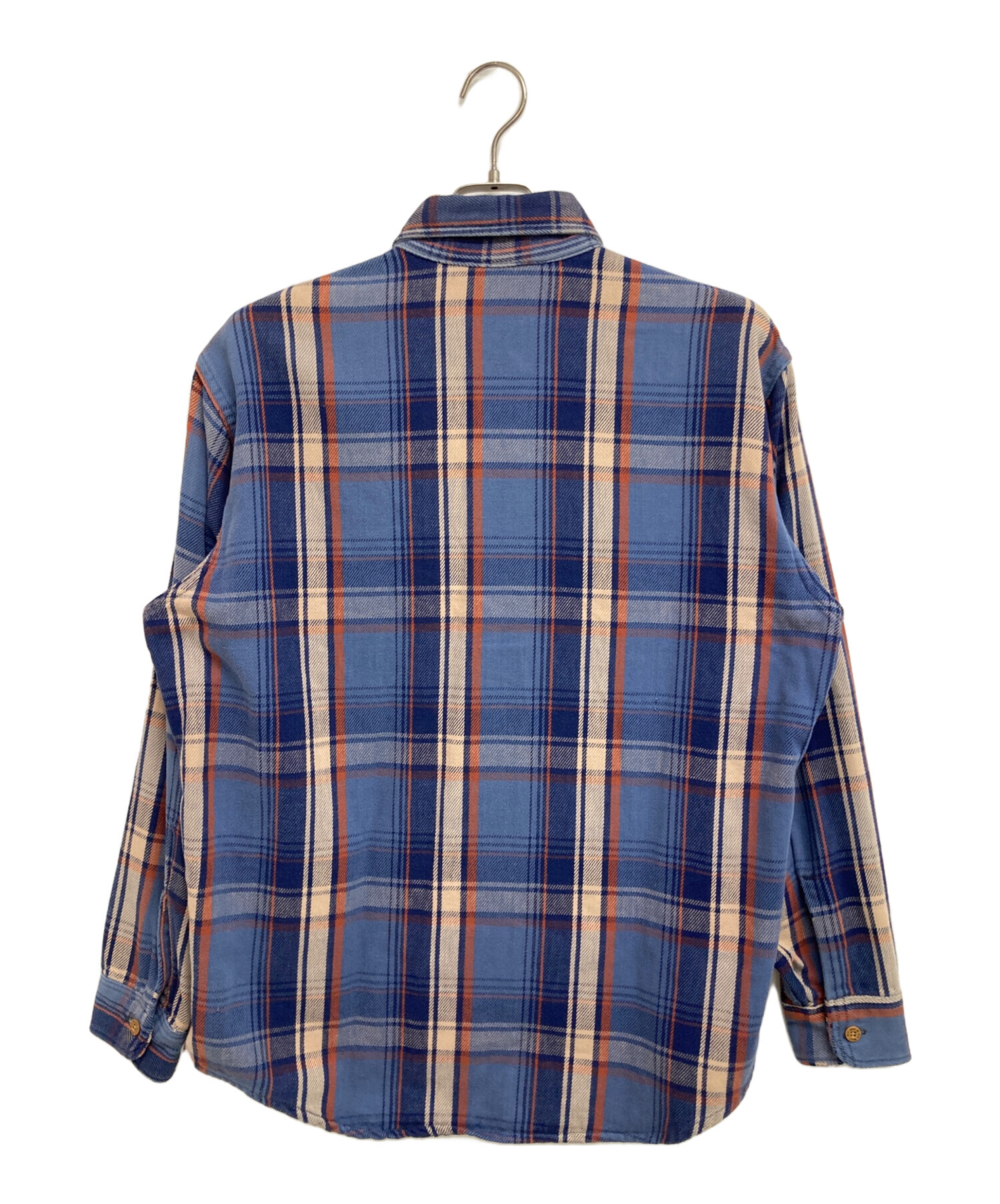 中古・古着通販】BIG MAC (ビッグマック) ネルシャツ ブルー サイズ:L