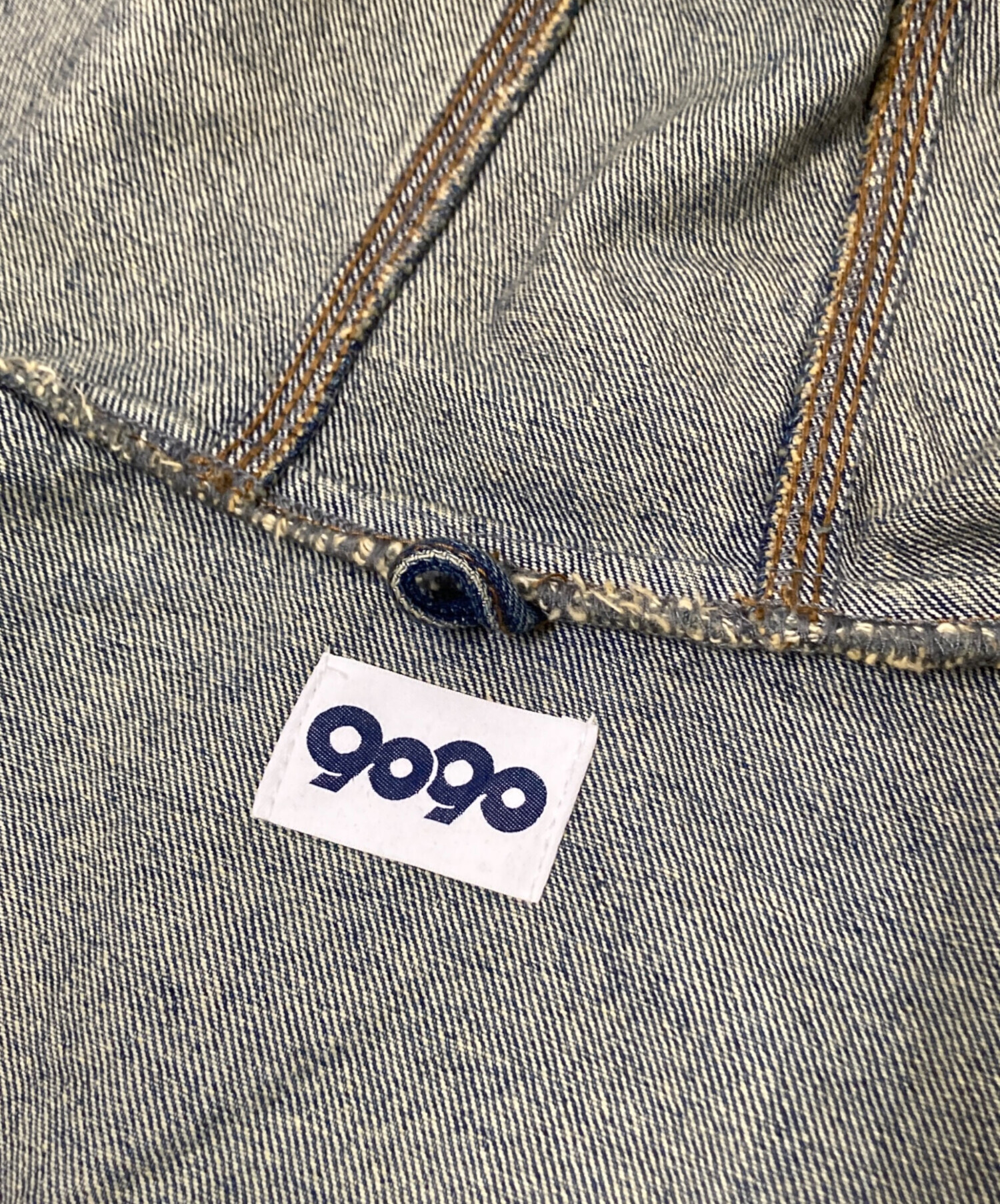 中古・古着通販】9090 (9090) King Logo Vintage Denim Hoodie