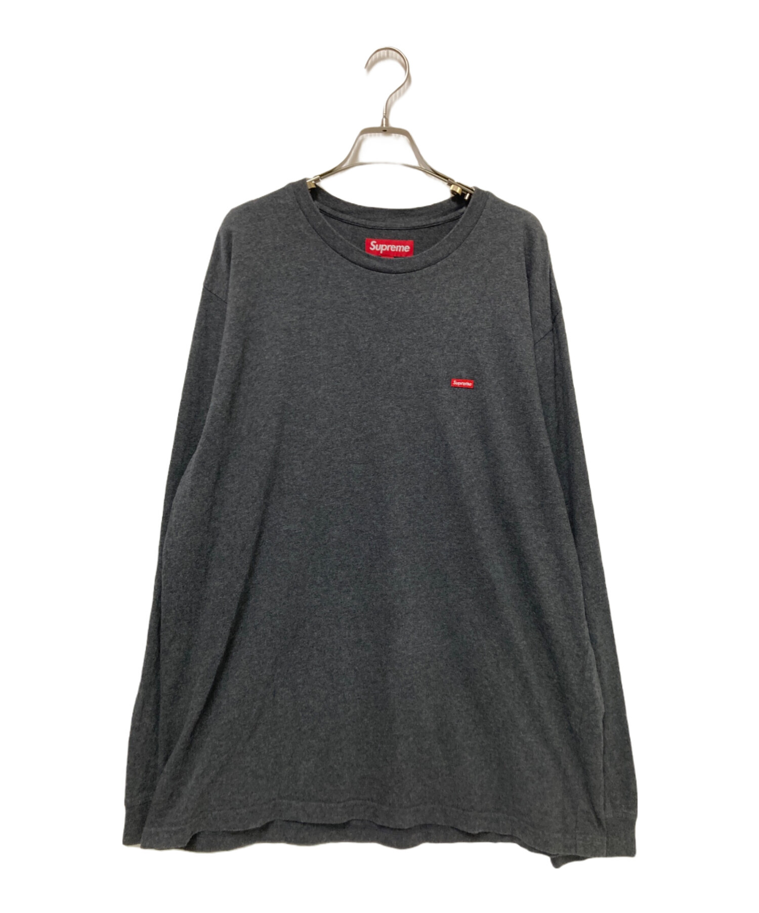 中古・古着通販】SUPREME (シュプリーム) Small Box L/S tee グレー