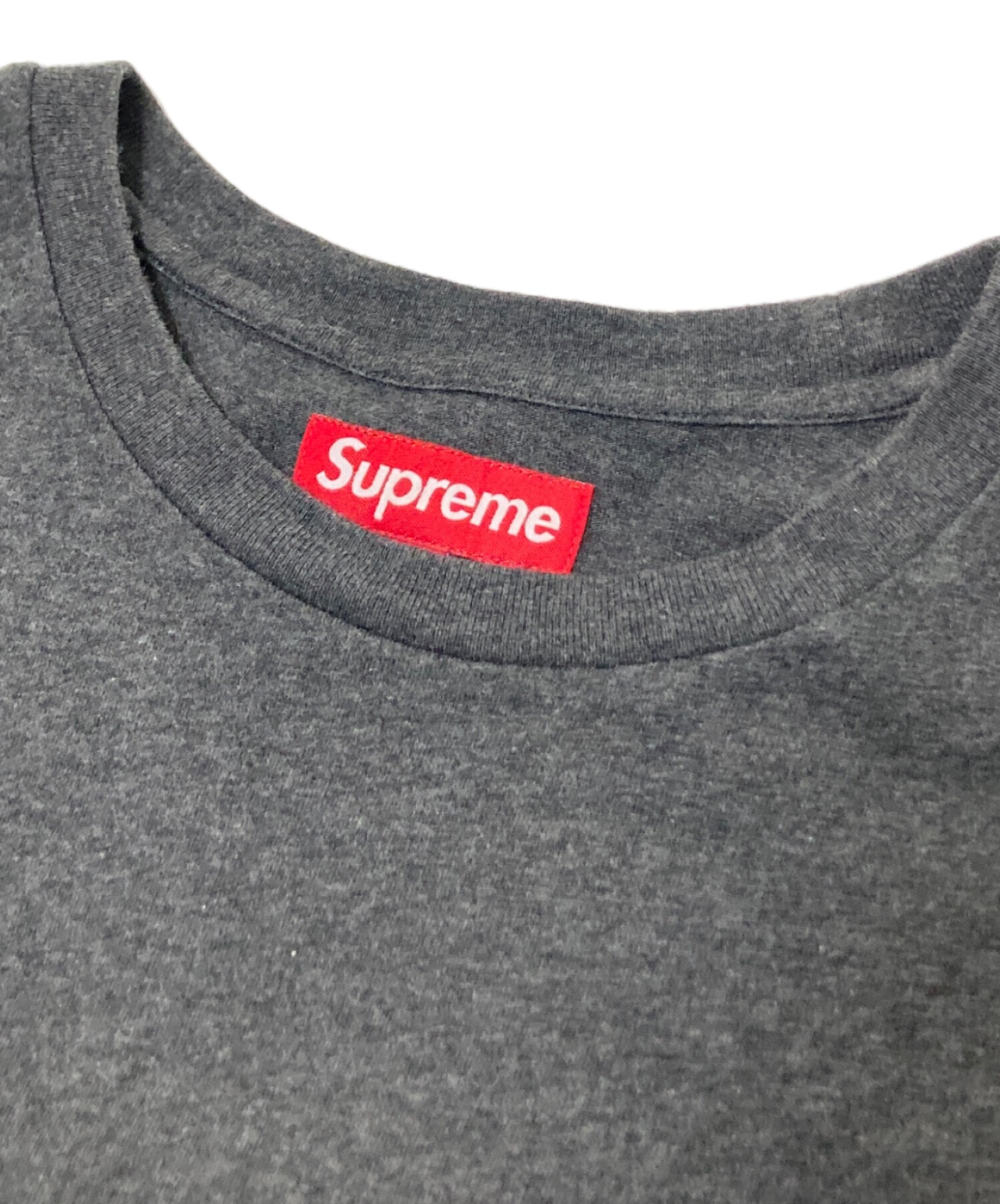中古・古着通販】SUPREME (シュプリーム) Small Box L/S tee グレー
