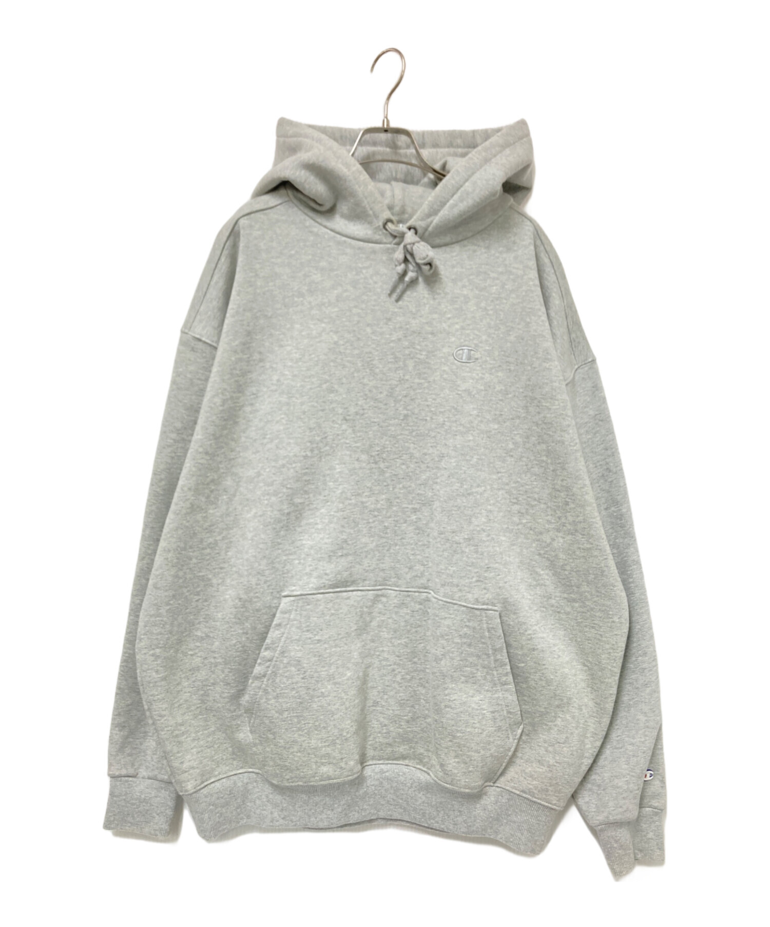 中古・古着通販】Champion (チャンピオン) SUPER HOODIE グレー サイズ