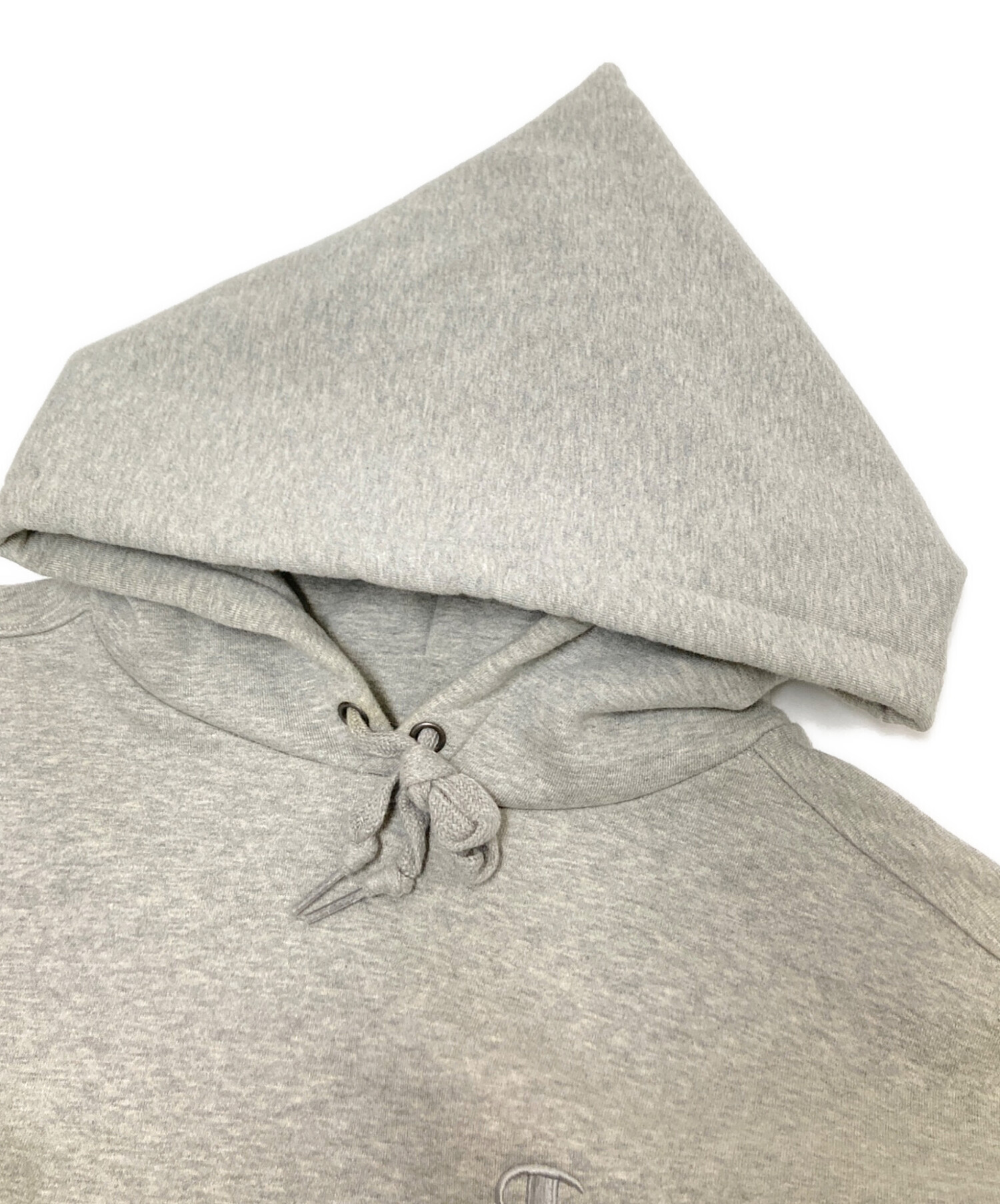 中古・古着通販】Champion (チャンピオン) SUPER HOODIE グレー サイズ