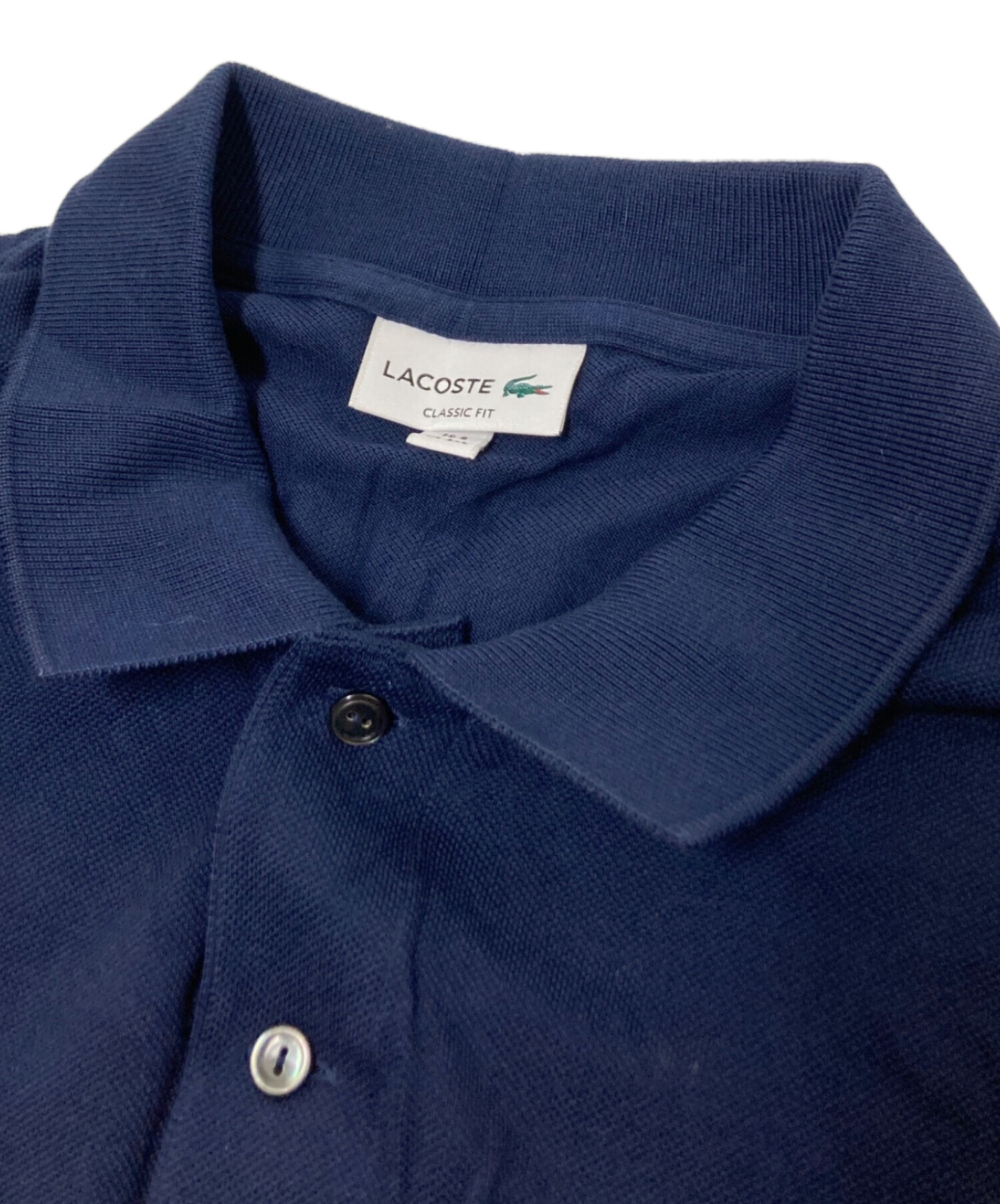 中古・古着通販】LACOSTE (ラコステ) ポロシャツ ネイビー サイズ:3XL