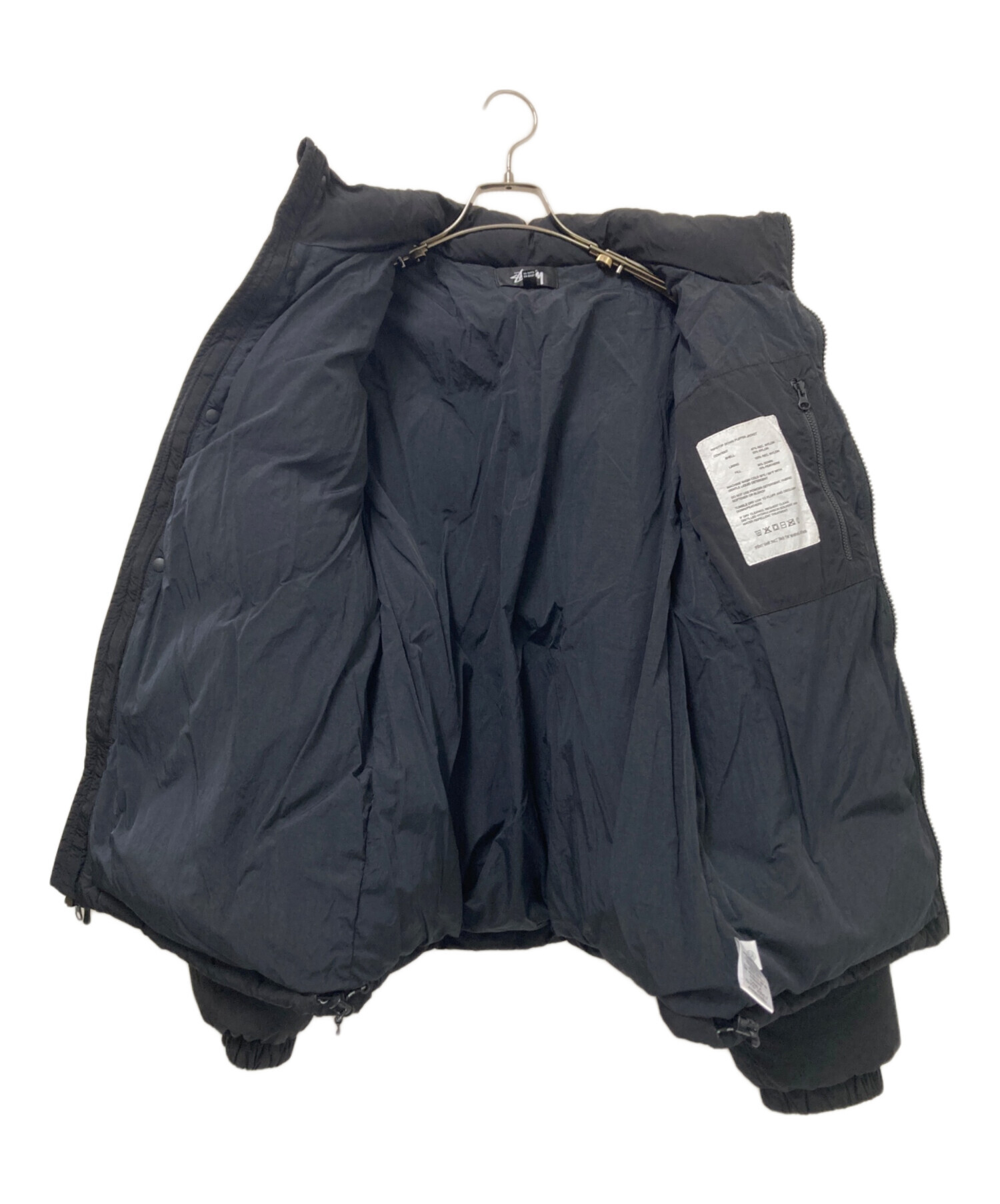 中古・古着通販】stussy (ステューシー) ダウンジャケット ブラック