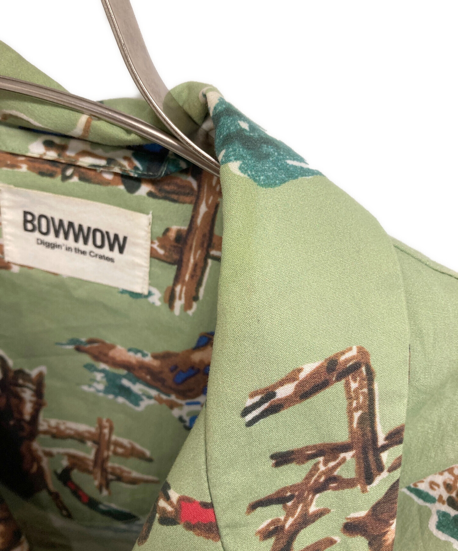 中古・古着通販】BOWWOW (バウワウ) “KURT COWBOY” SHIRTS グリーン