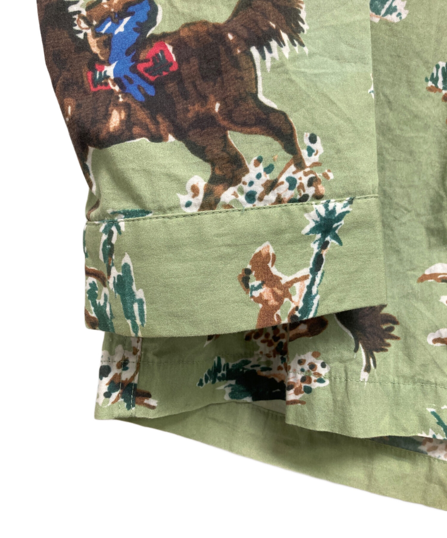 中古・古着通販】BOWWOW (バウワウ) “KURT COWBOY” SHIRTS グリーン