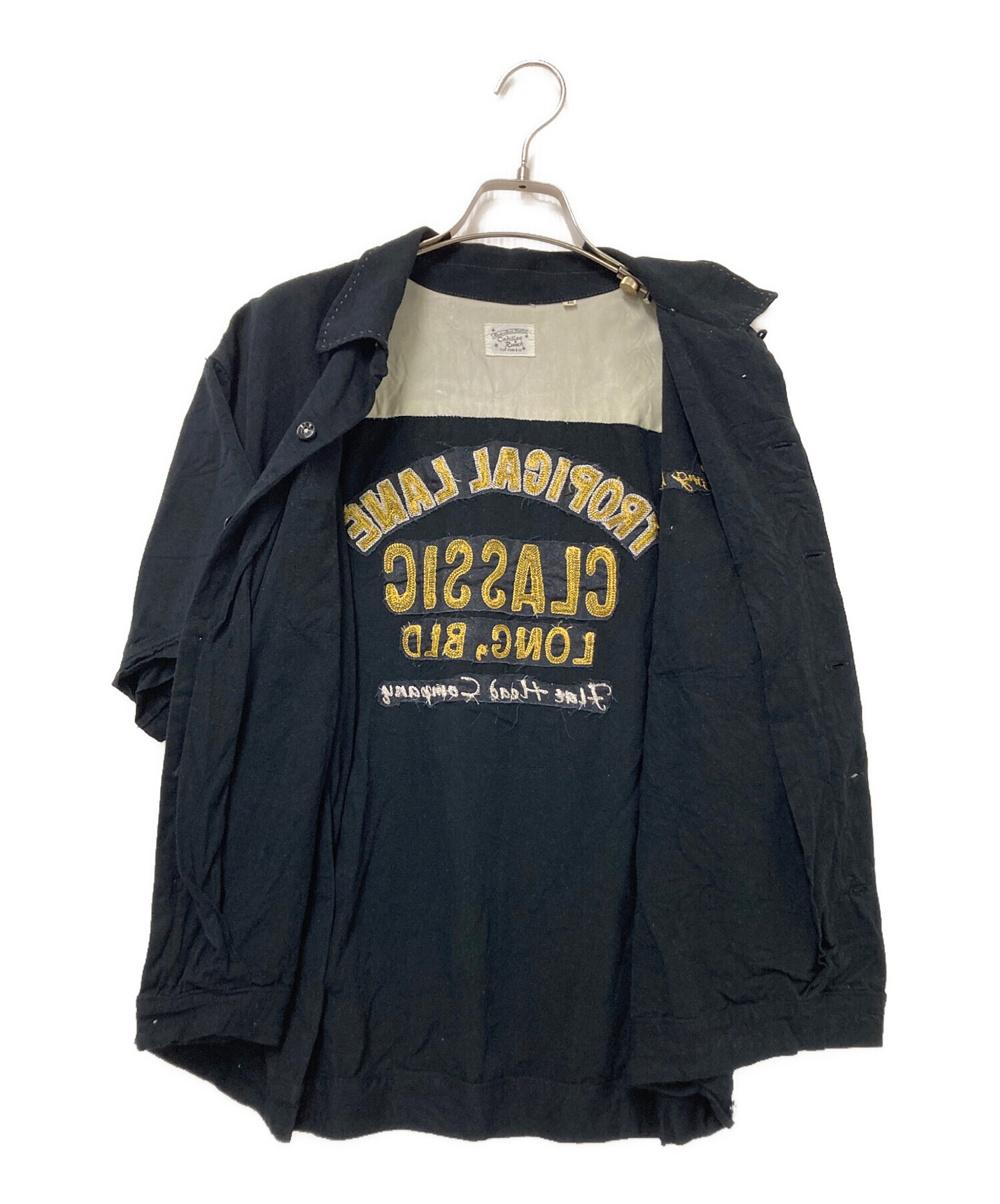 SALE☆フラットヘッド□Tシャツ 黒 38 新古 EARLY WORKS FLAT FLAT 