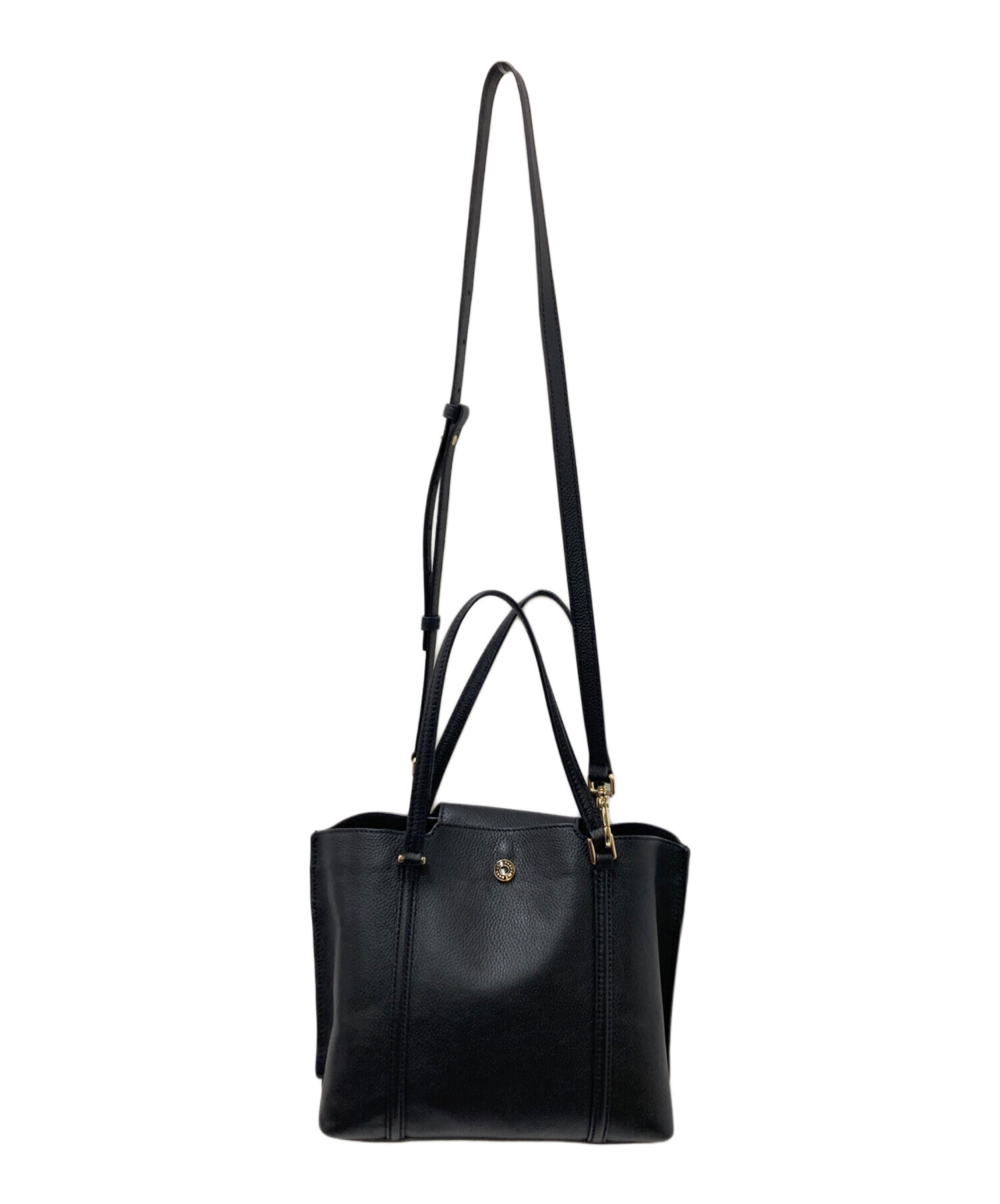コールハーン本革 2way トートバッグ ショルダーバッグ ブラック　未使用 中古・古着通販】COLE HAAN (コールハーン) 2WAYショルダーバッグ