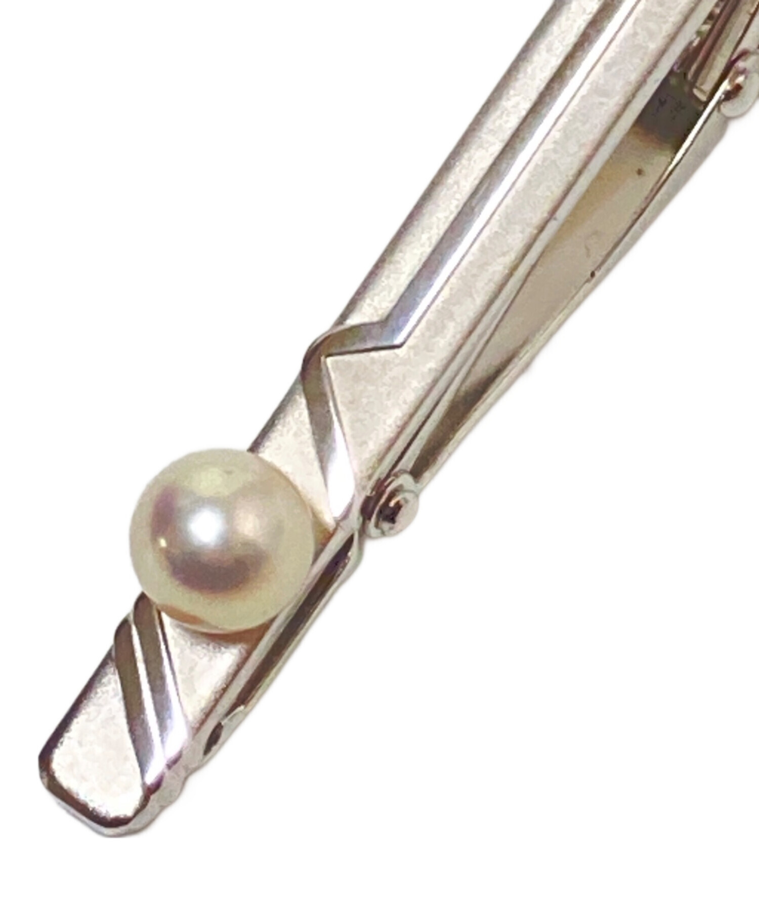 TASAKI マベパール ネクタイピン 中古・古着通販】TASAKI (タサキ) パール付ネクタイピン シルバー