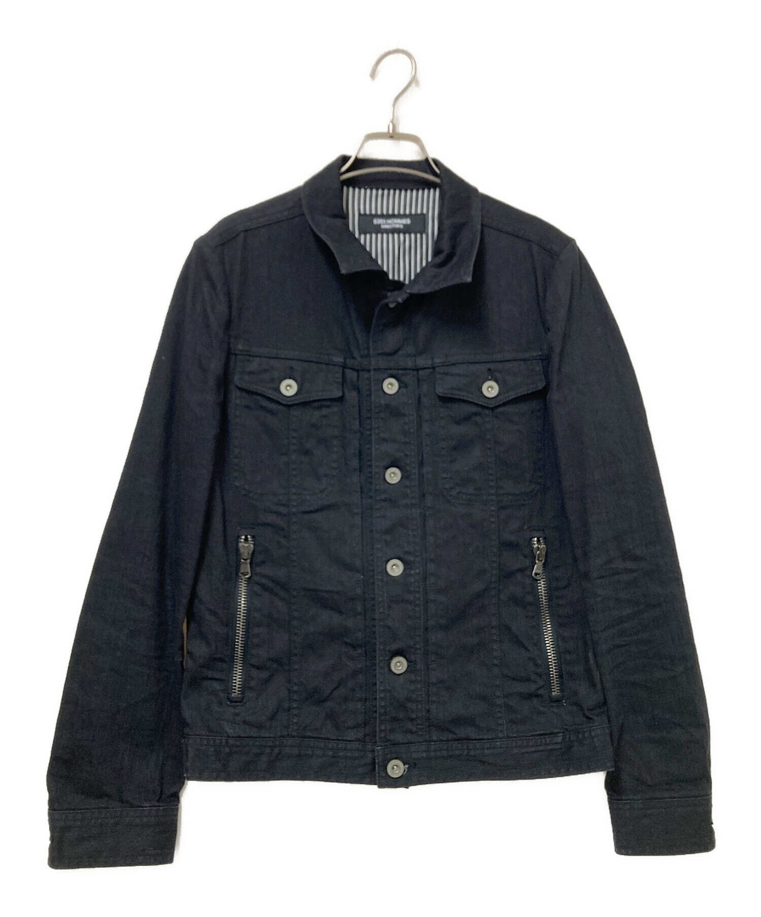 5351 Pour Les Hommes ブラック デニムジャケット サイズM ゴーサンゴーイチプール・オム 5351 POUR LES HOMMES 【セットアップ