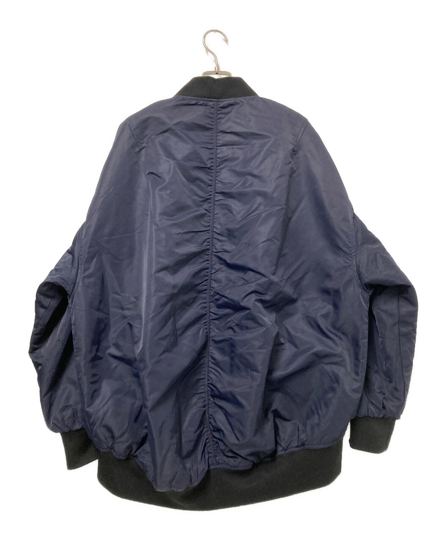 中古・古着通販】ZARA (ザラ) 中綿MA-1ジャケット ネイビー サイズ:M
