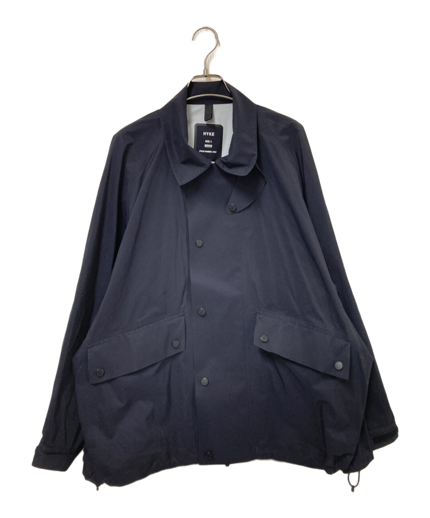 中古・古着通販】HYKE (ハイク) 別注 RIDING JACKET ブラック サイズ:2