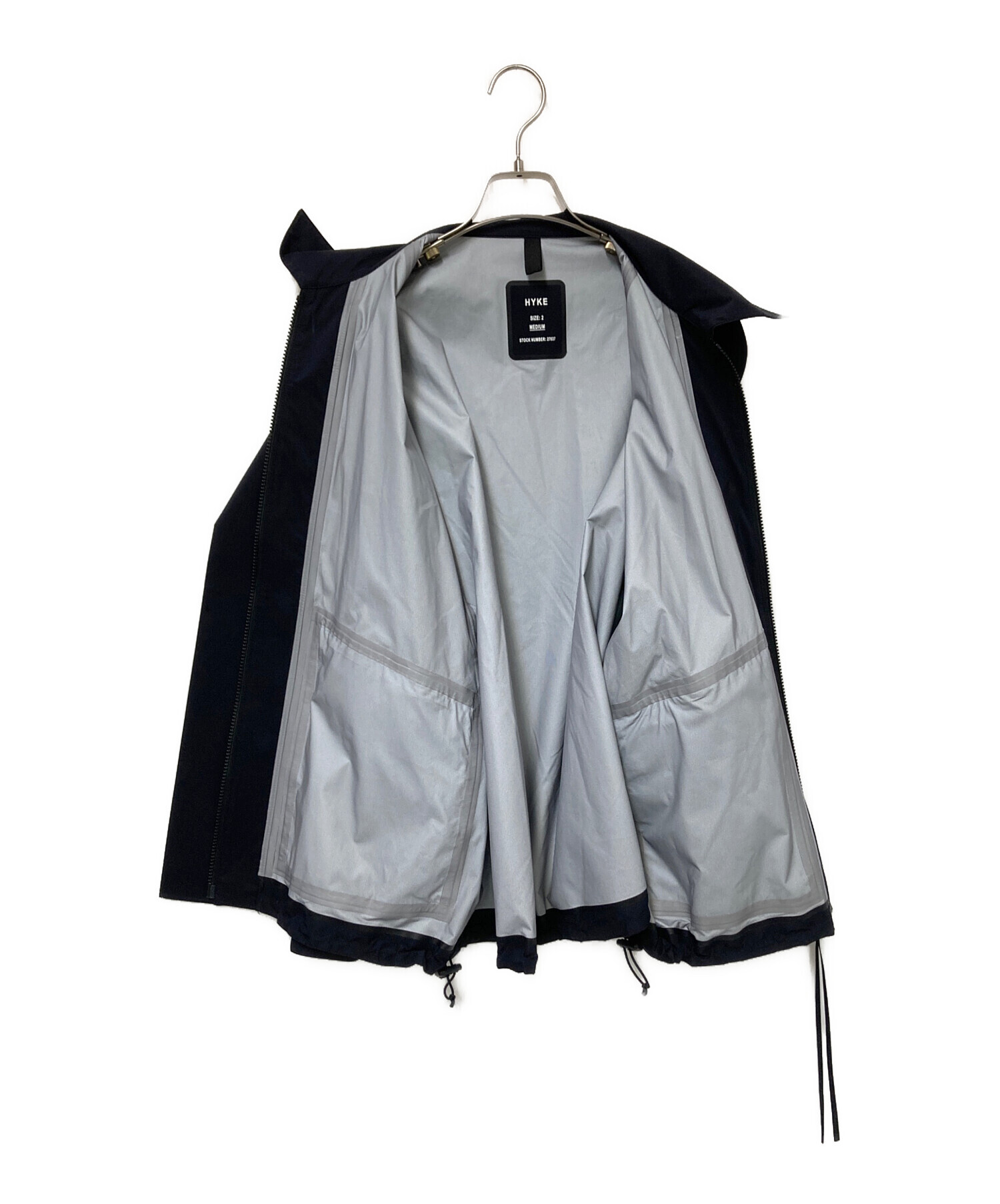 中古・古着通販】HYKE (ハイク) 別注 RIDING JACKET ブラック サイズ:2
