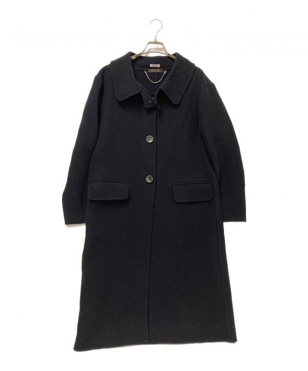 miumiu ウールコート 中古・古着通販】MIU MIU (ミュウミュウ) ウールコート ブラック