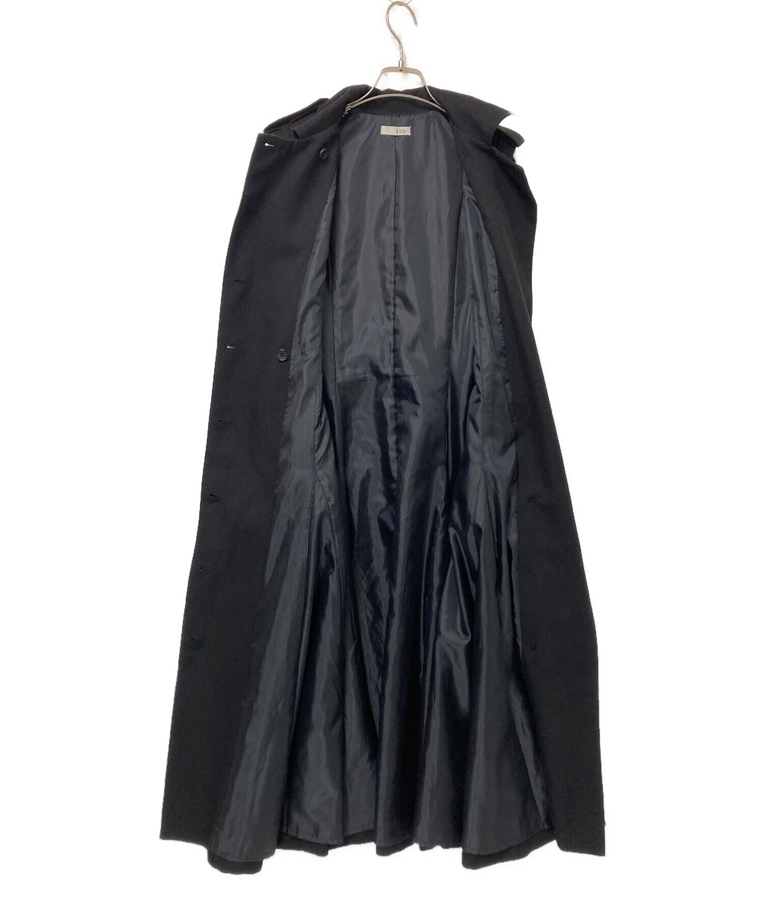 中古・古着通販】L'Or (ロル) Sleeveless Coat Dress ブラック