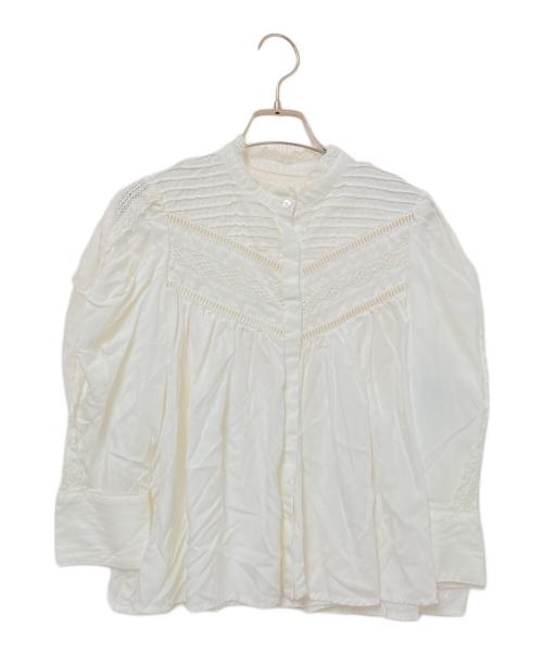 【新品未使用】L'AUBE BLANC ローブブラン ブラウス 白 中古・古着通販】L'AUBE BLANC (ローブ ブラン) シャツブラウス