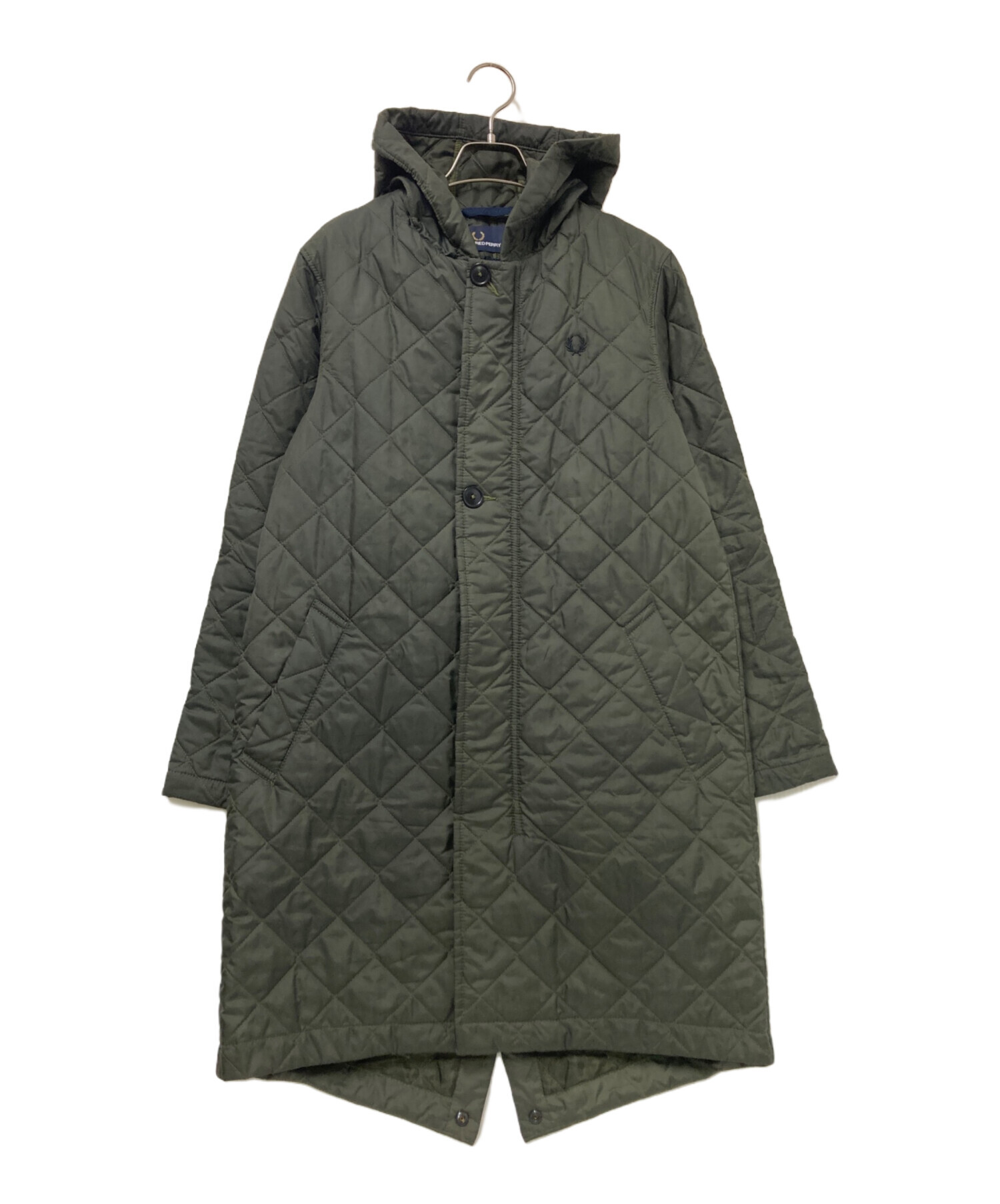 中古・古着通販】FRED PERRY (フレッドペリー) フード付きキルティング