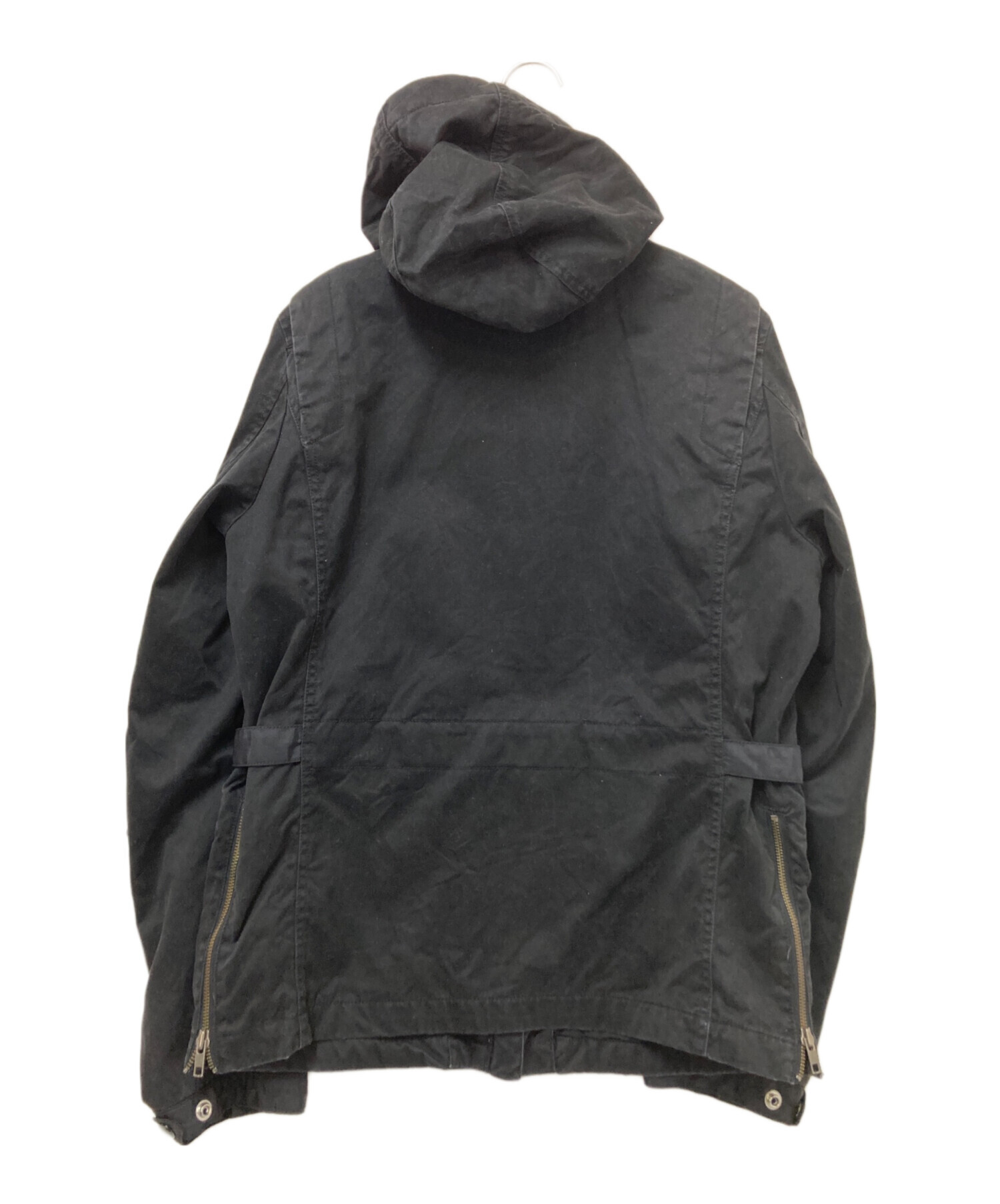中古・古着通販】DIESEL (ディーゼル) ミリタリージャケット ブラック 