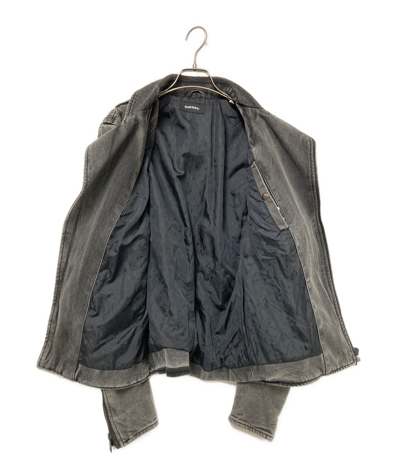 中古・古着通販】DIESEL (ディーゼル) デニムダブルライダース 