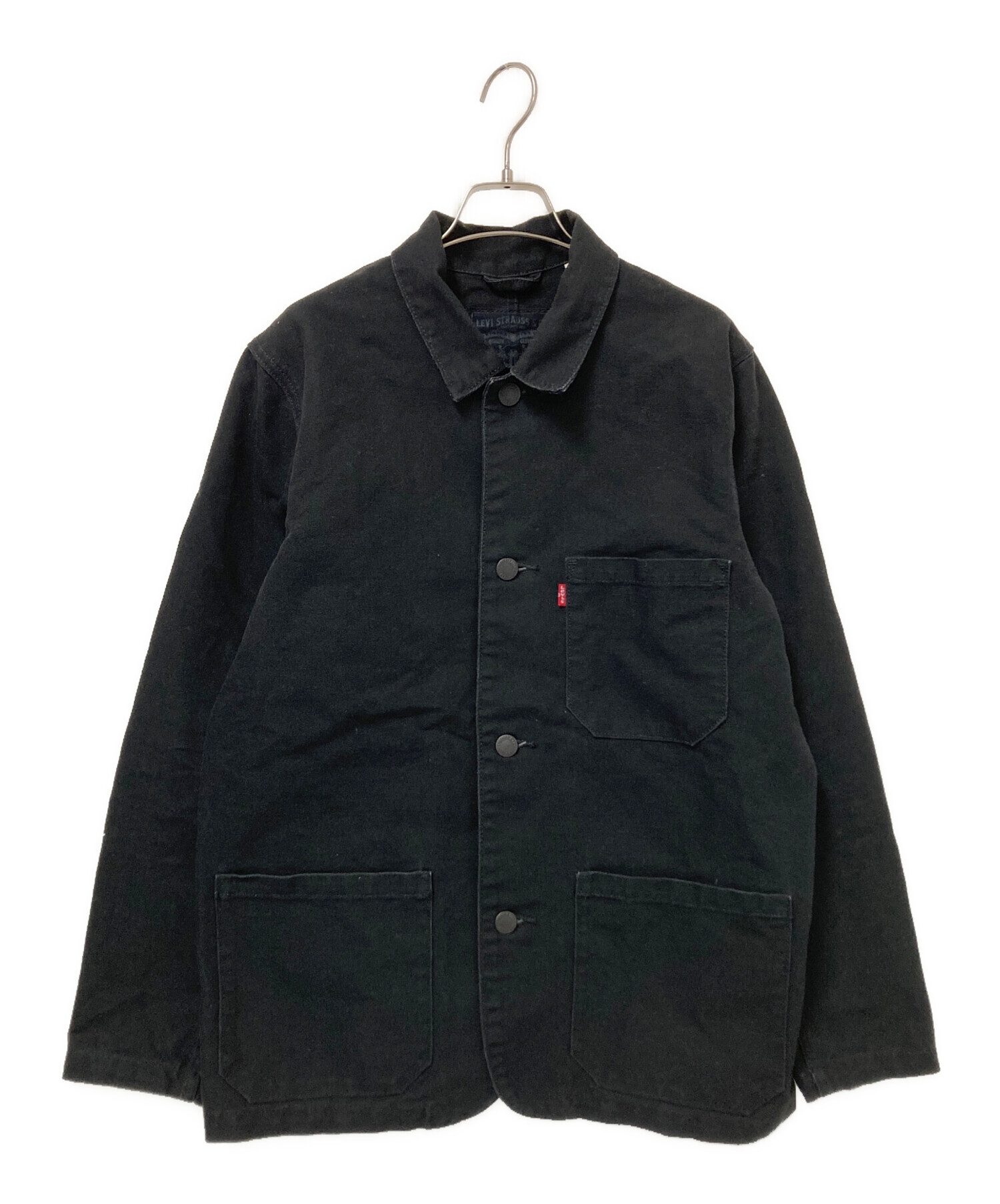 中古・古着通販】LEVI'S (リーバイス) カバーオール ブラック サイズ:M