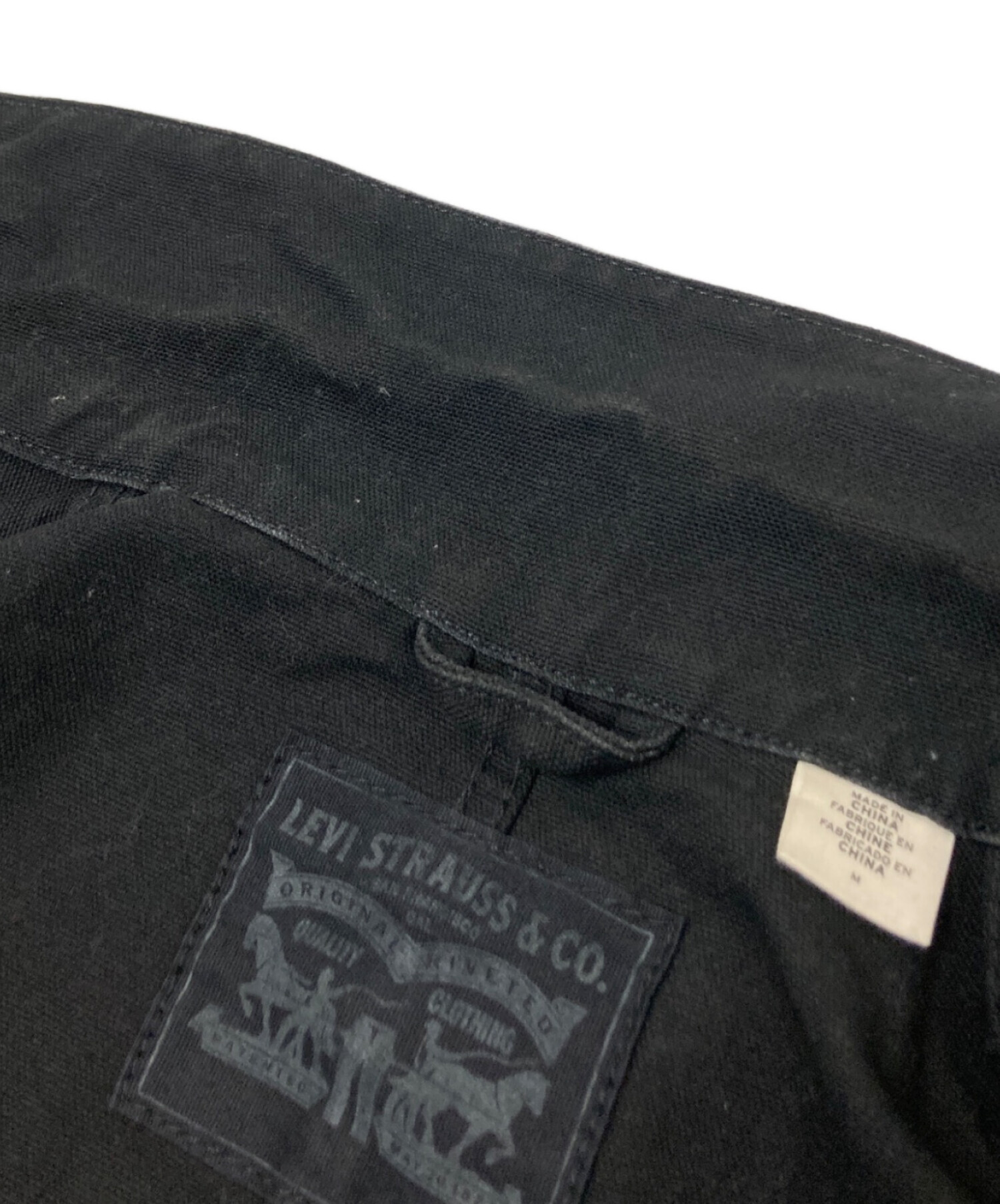 中古・古着通販】LEVI'S (リーバイス) カバーオール ブラック サイズ:M