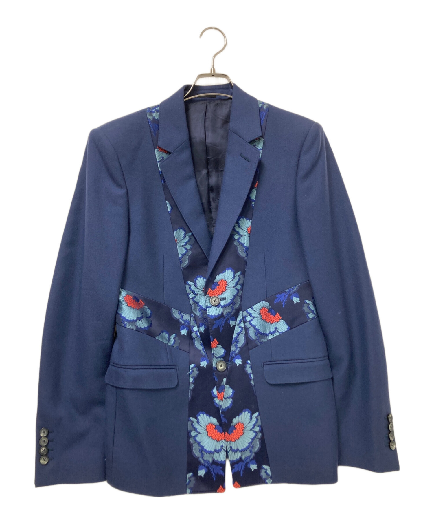 アレキサンダーマックイーン　セットアップ　スカル　青　46　ジャケット　パンツ 中古・古着通販】ALEXANDER McQUEEN (アレキサンダーマックイーン) 花