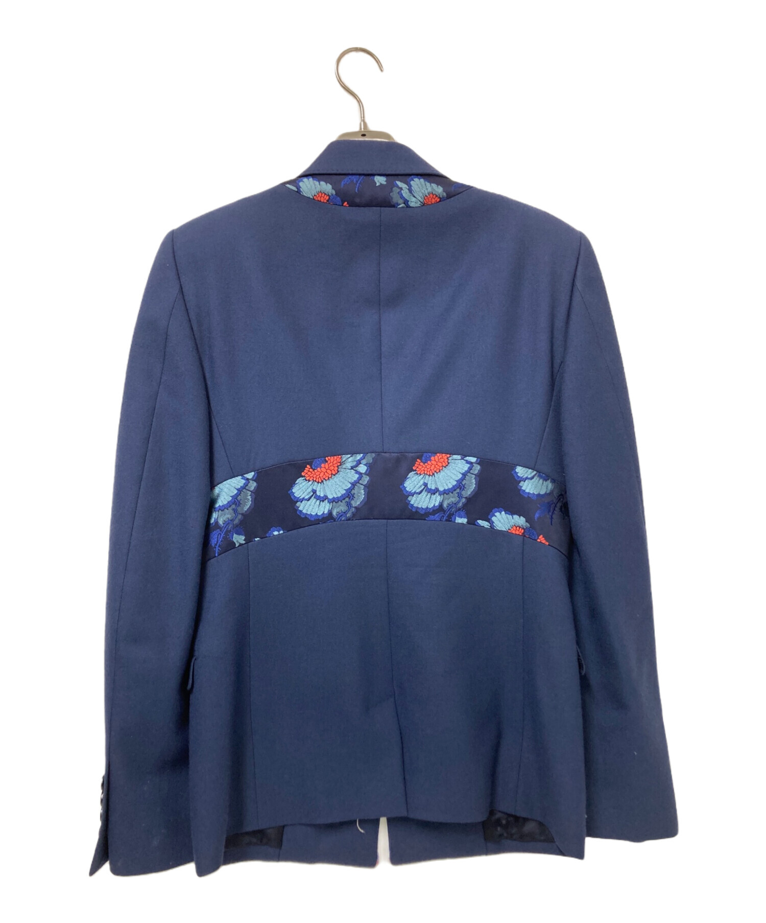 アレキサンダーマックイーン　セットアップ　スカル　青　46　ジャケット　パンツ 中古・古着通販】ALEXANDER McQUEEN (アレキサンダーマックイーン) 花