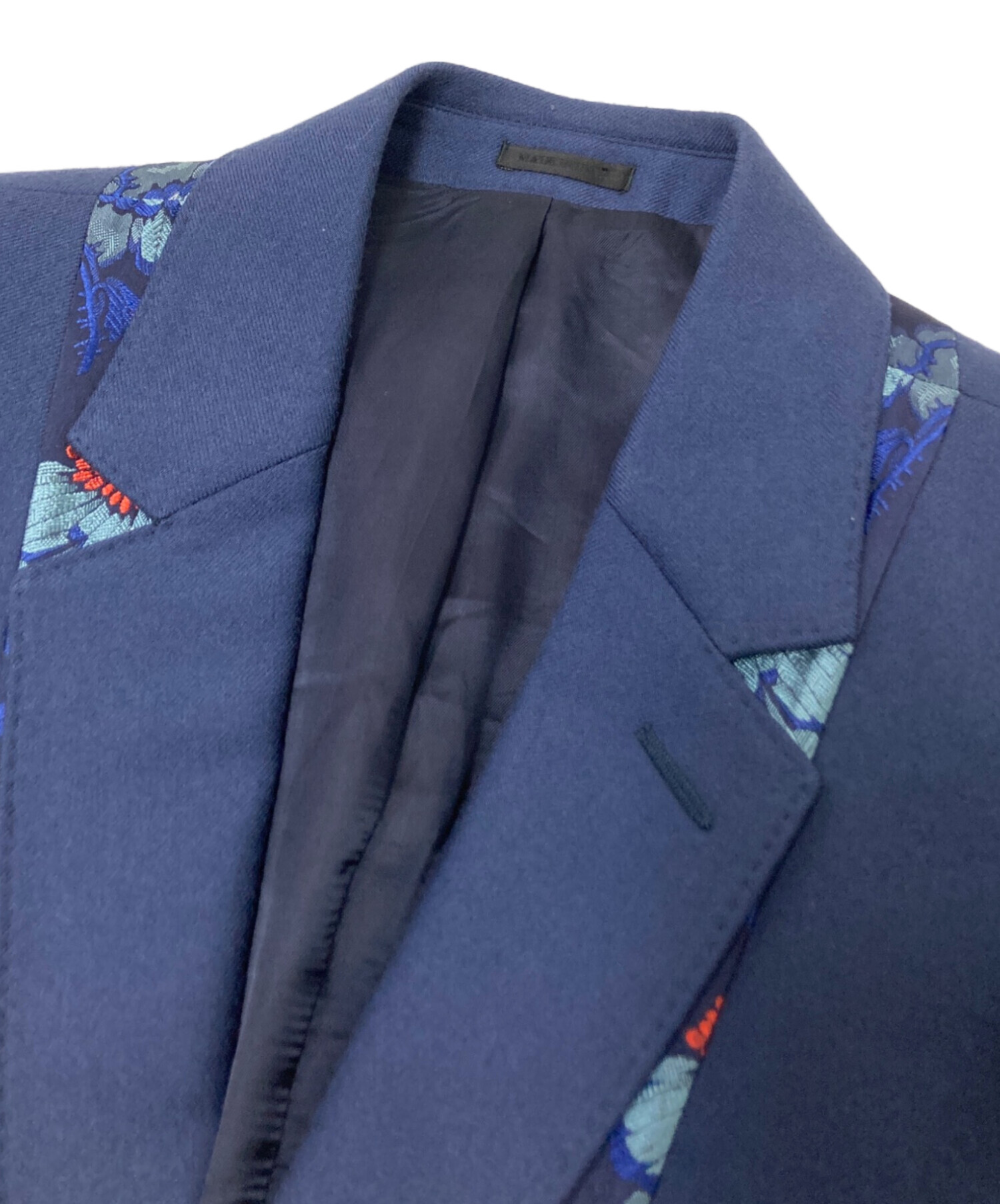 アレキサンダーマックイーン　セットアップ　スカル　青　46　ジャケット　パンツ 中古・古着通販】ALEXANDER McQUEEN (アレキサンダーマックイーン) 花