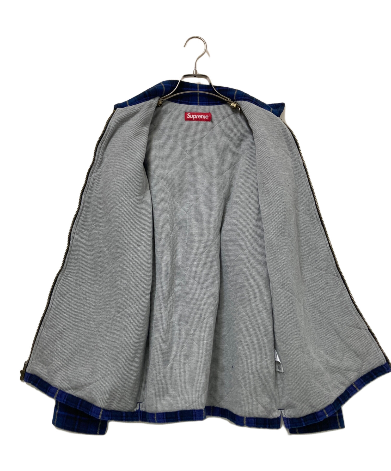 中古・古着通販】SUPREME (シュプリーム) Thermal Lined Zip Flannel