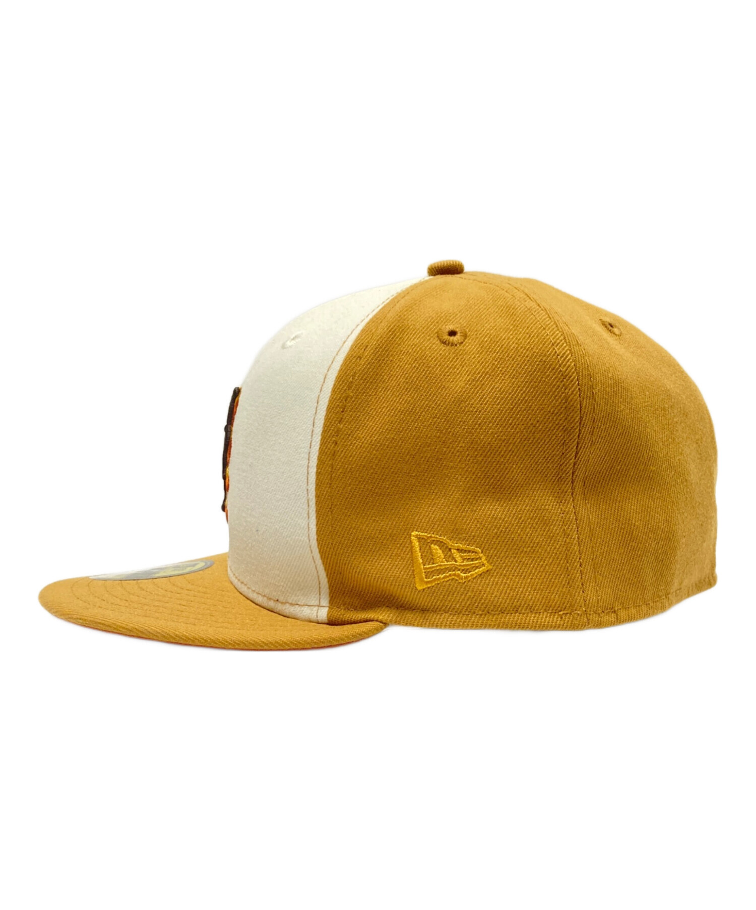 中古・古着通販】New Era (ニューエラ) キャップ ベージュ×ホワイト