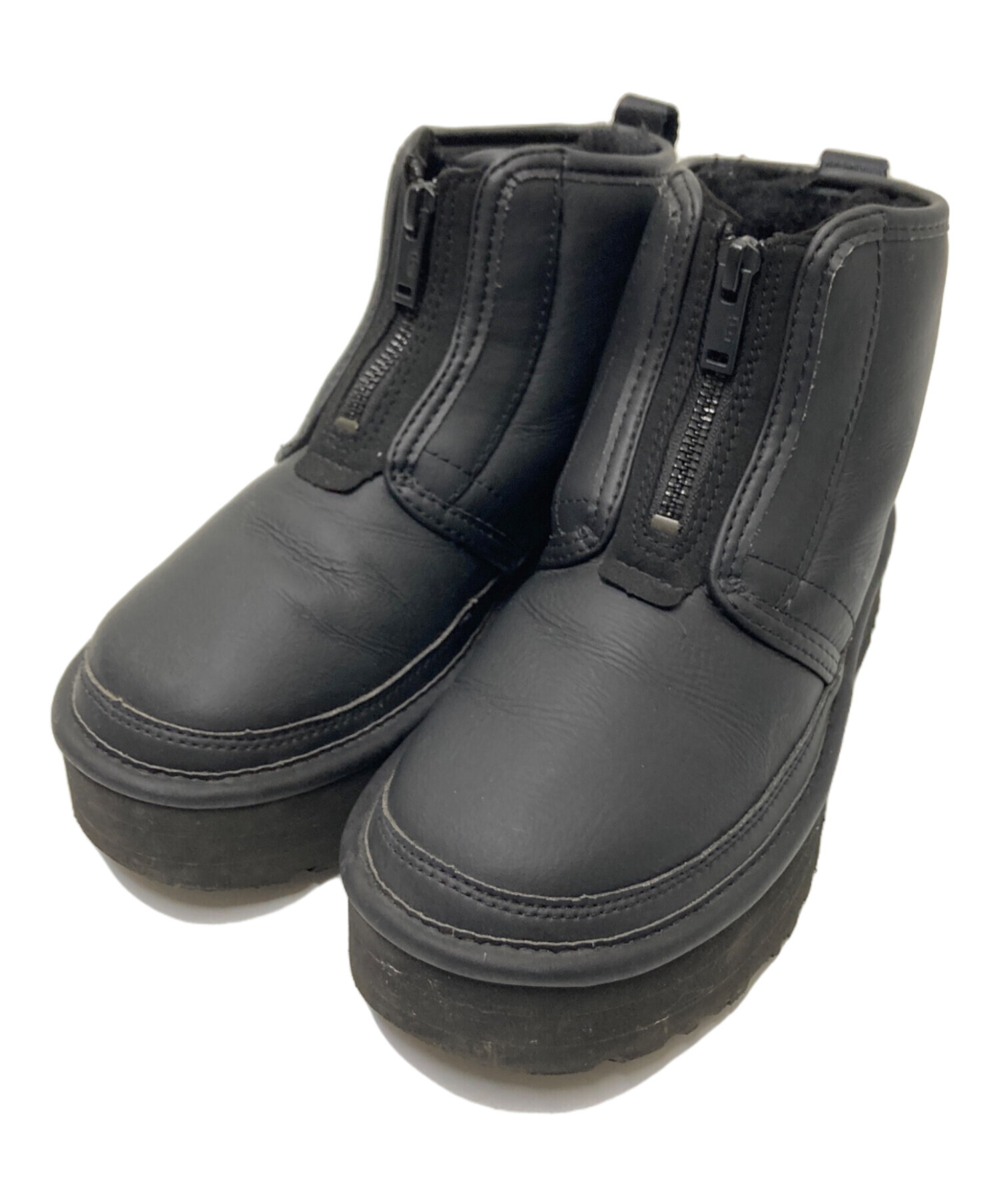 中古・古着通販】UGG (アグ) センタージップボアブーツ ブラック 