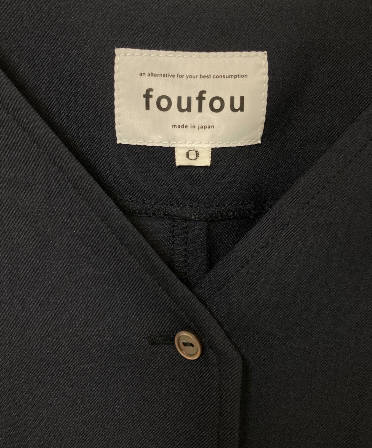 中古・古着通販】foufou (フーフー ザドレス) primitive classic vneck