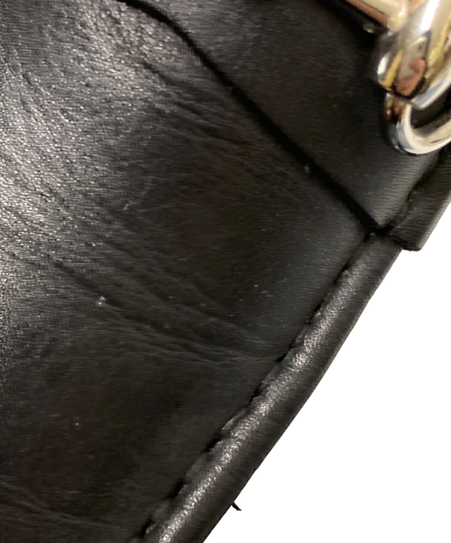 中古・古着通販】GUCCI (グッチ) ホースビットローファー ブラック