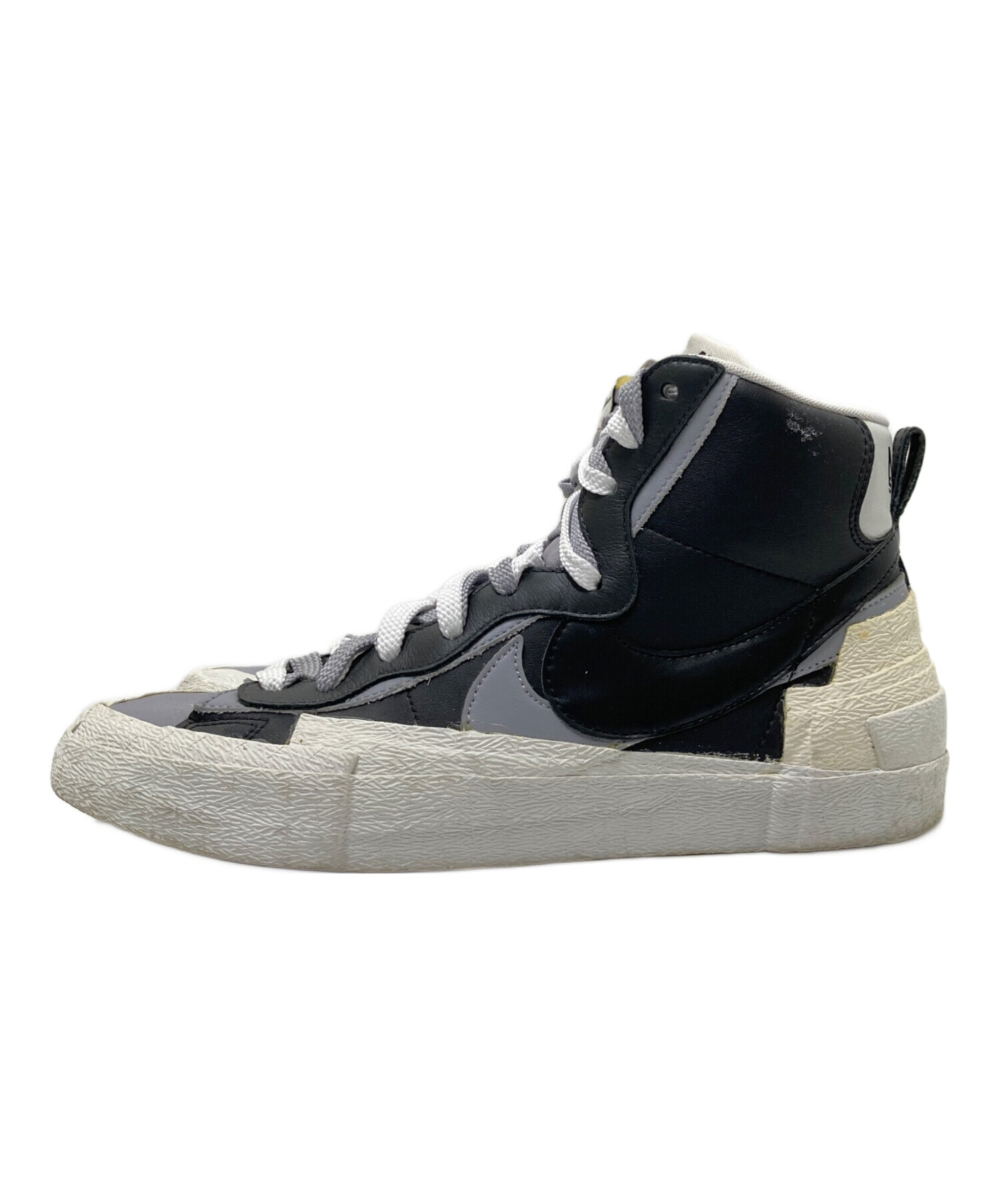 中古・古着通販】NIKE (ナイキ) sacai (サカイ) BLAZER MID BLACK/WOLF 