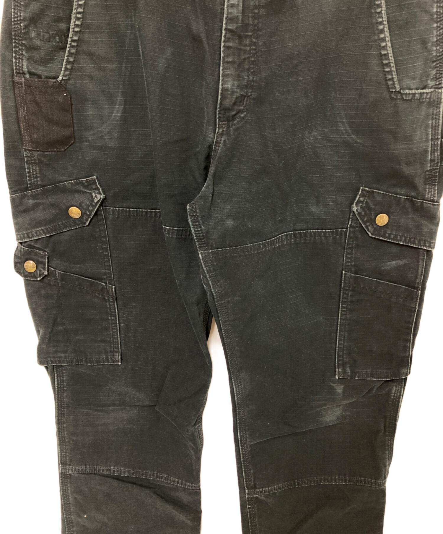 中古・古着通販】CarHartt (カーハート) カーゴパンツ ブラック サイズ