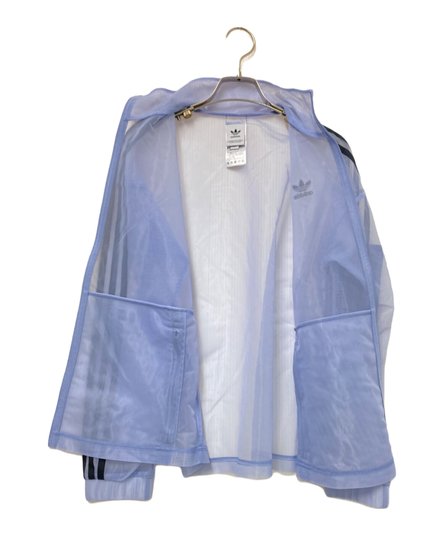 未使用級✨アディダス　トラックトップ　メッシュジャケット　ブルゾン　Lサイズ 中古・古着通販】adidas (アディダス) 古着メッシュジャージトップ