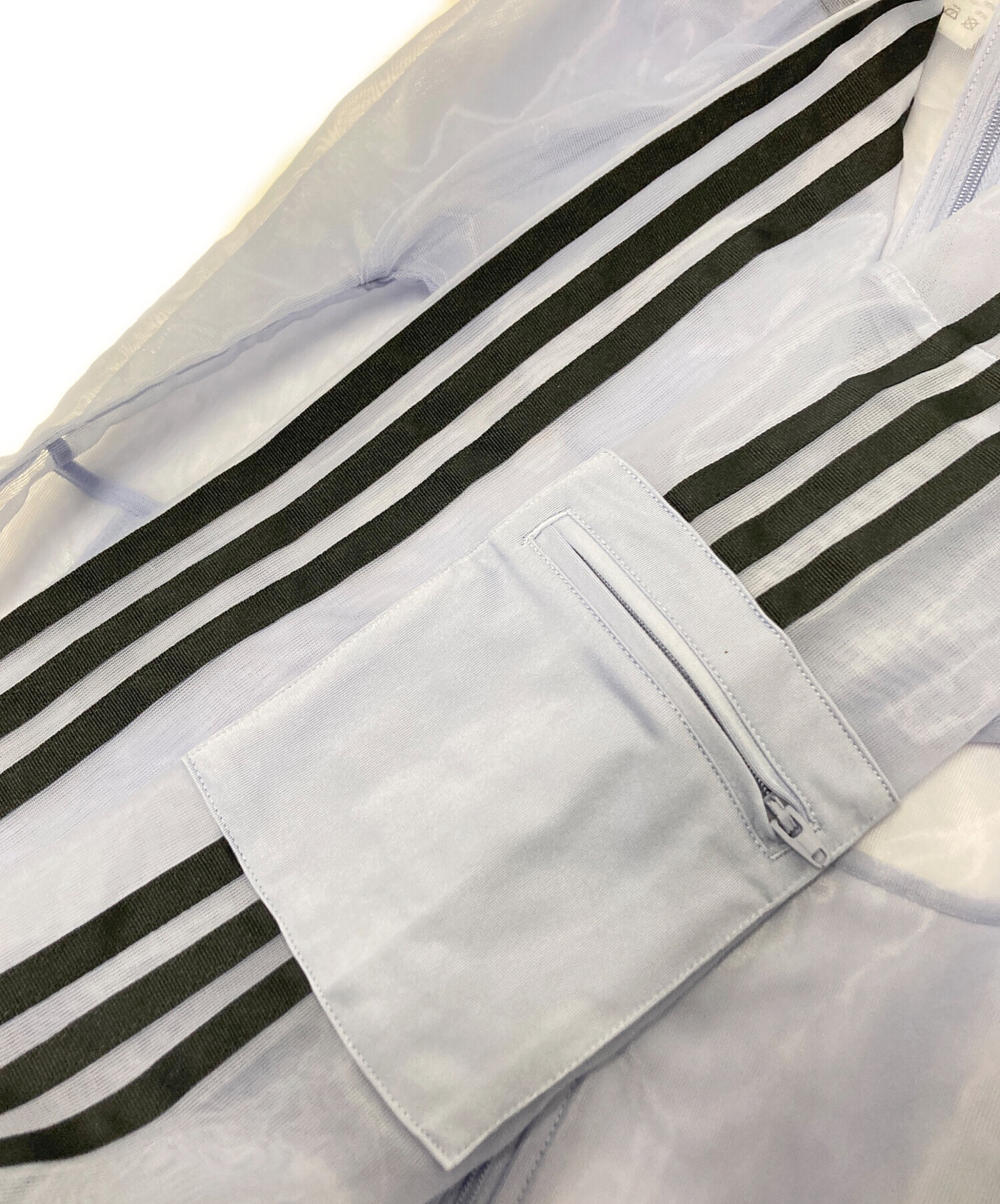 中古・古着通販】adidas (アディダス) メッシュトラックトップ ブルー