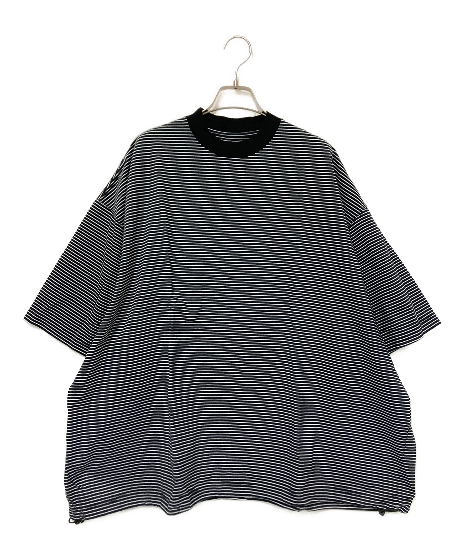 中古・古着通販】is-ness (イズネス) BALLOON STRIPES T SHIRT 