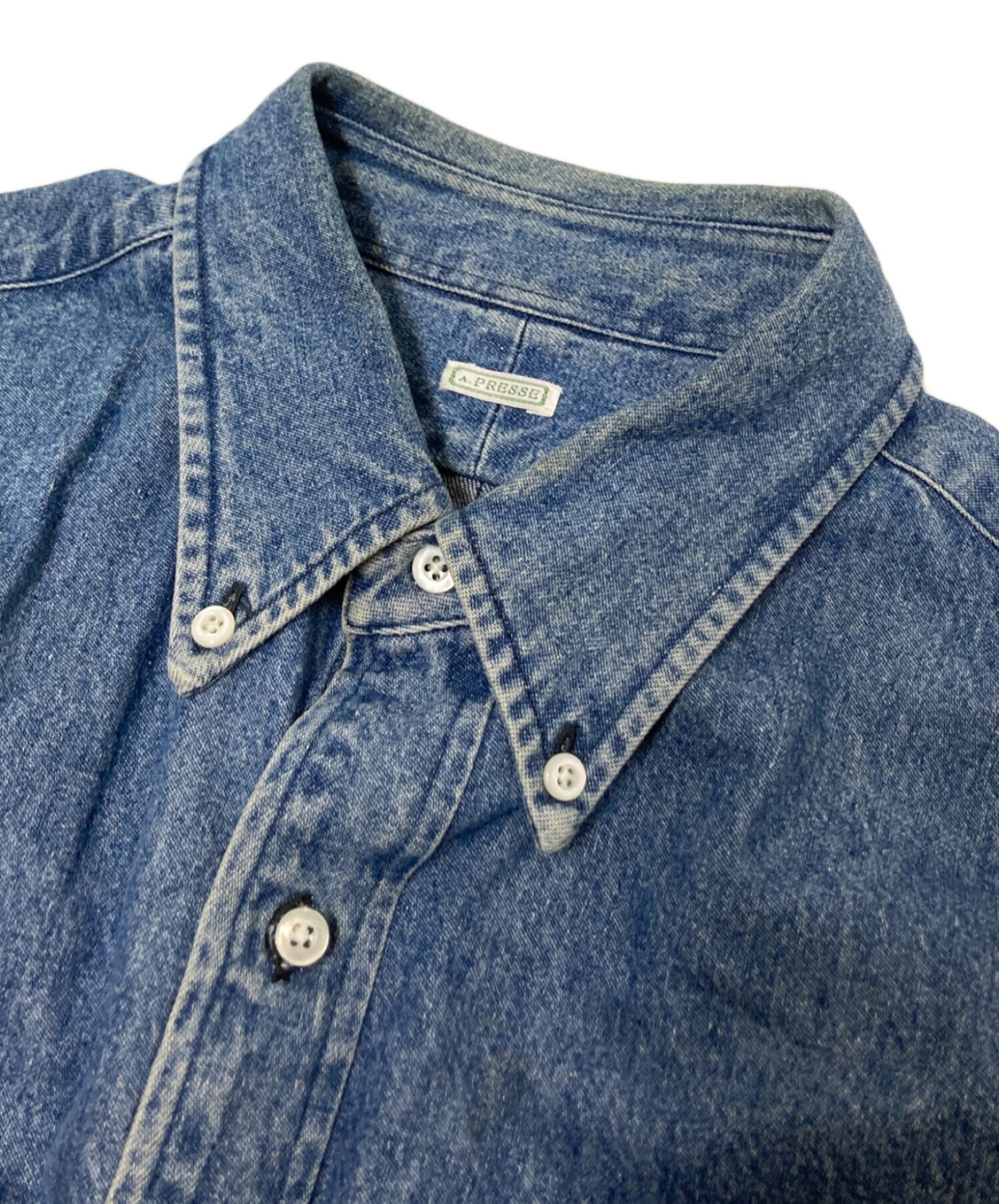 中古・古着通販】A.PRESSE (アプレッセ) BD Denim Shirt インディゴ