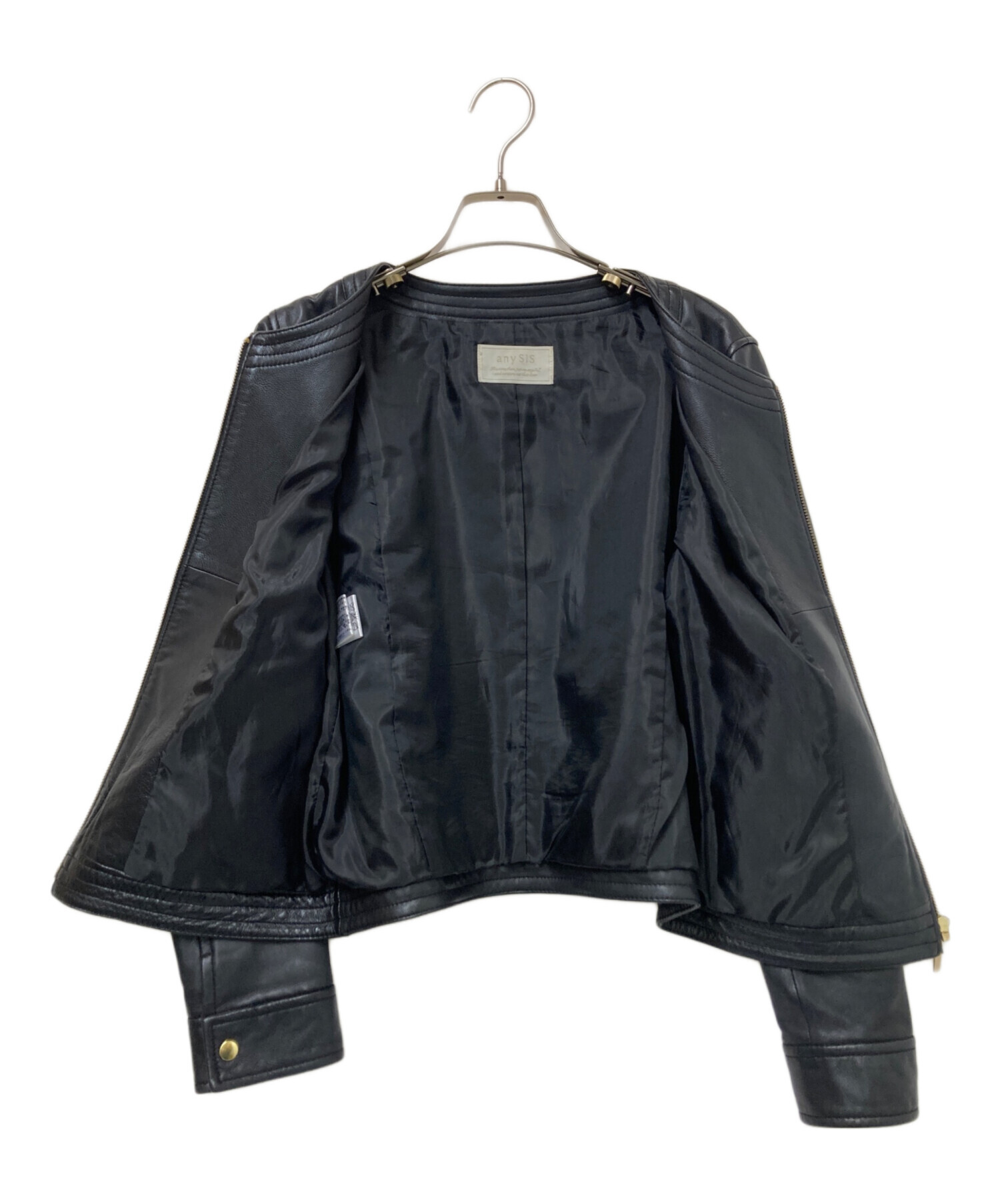 中古・古着通販】any Sis (エニィスィス) レザージャケット 中古・古着通販】any Sis (エニィスィス) レザージャケット